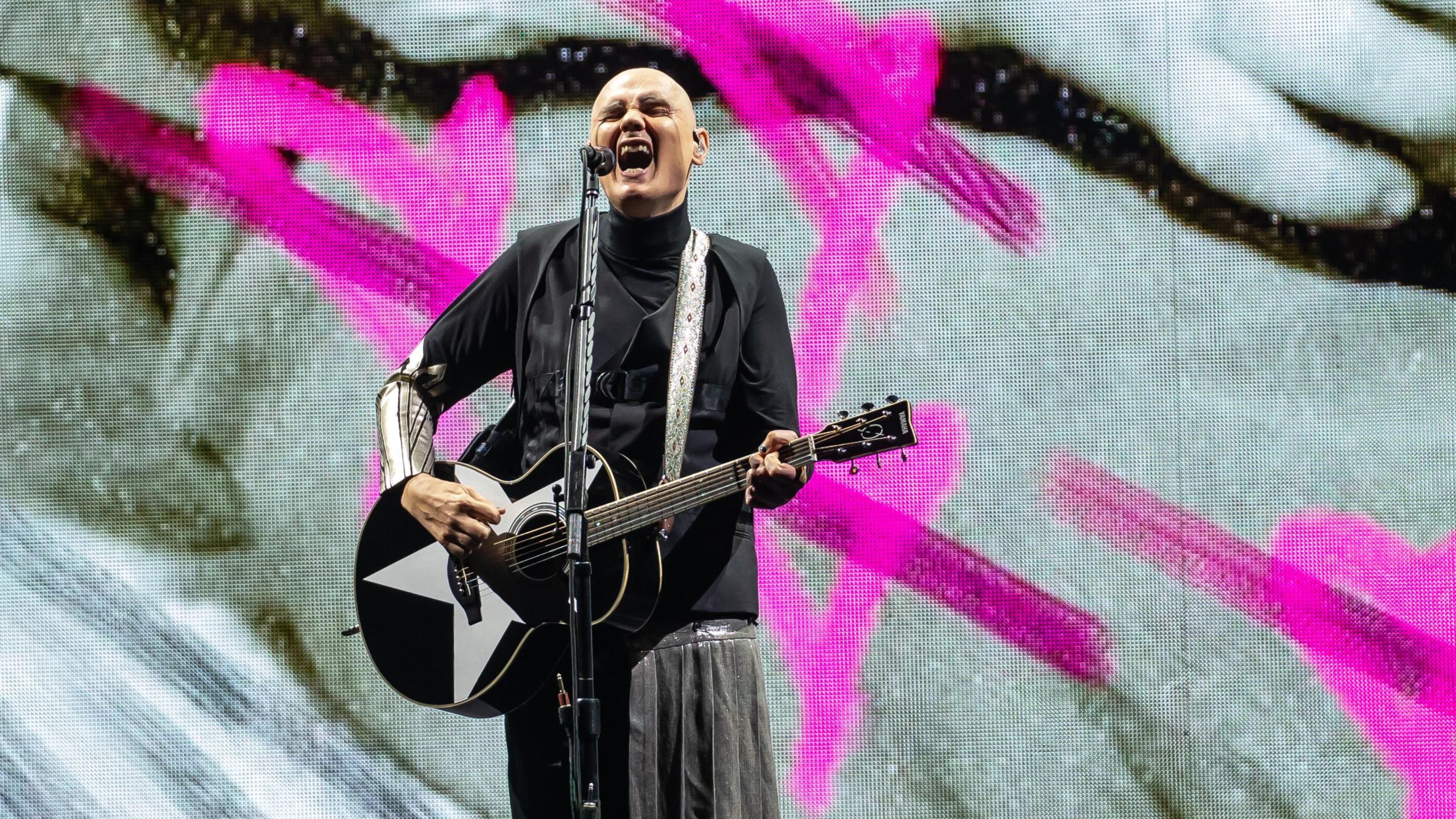 Smashing Pumpkins frontman Billy Corgan plays in Austin, Texas on July 16. The (mostly) reunited band will be in Duluth on July 22.