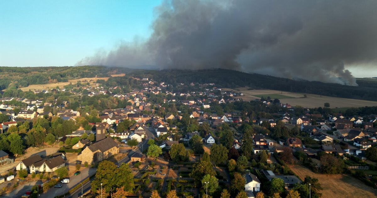 European countries battle multiple wildfires as record heat grips the continent