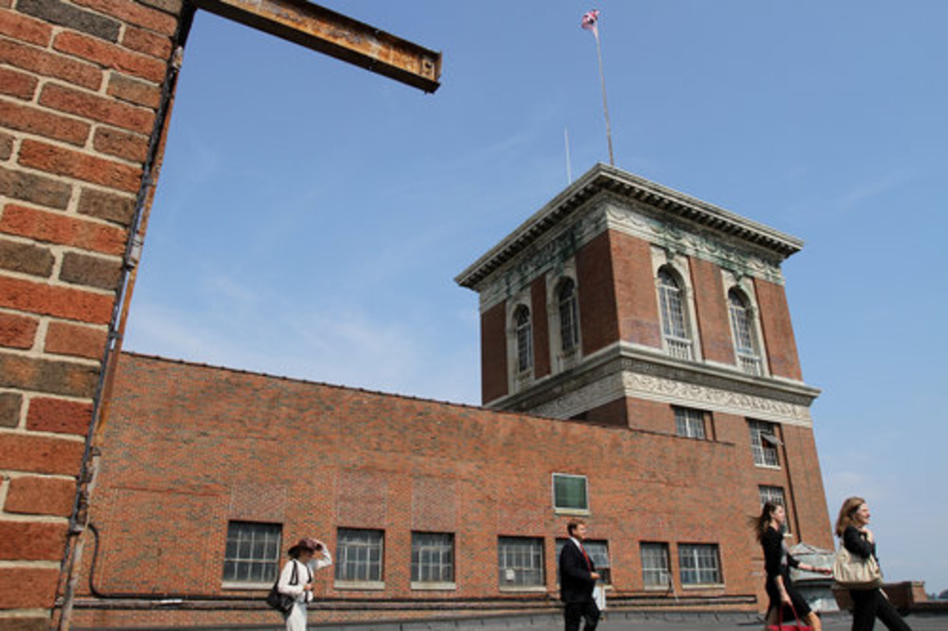 Jamestown Properties assumes ownership of City Hall East, reveals Ponce City Market redevelopment project during a rooftop ceremony Monday, July 11, 2011. It plans to restore the 2.1 million square-foot property as a mixed-used development. Jamestown purchased the property from the City of Atlanta through the Atlanta Development Authority for $27 million, including an initial $15.5 million payment closing.