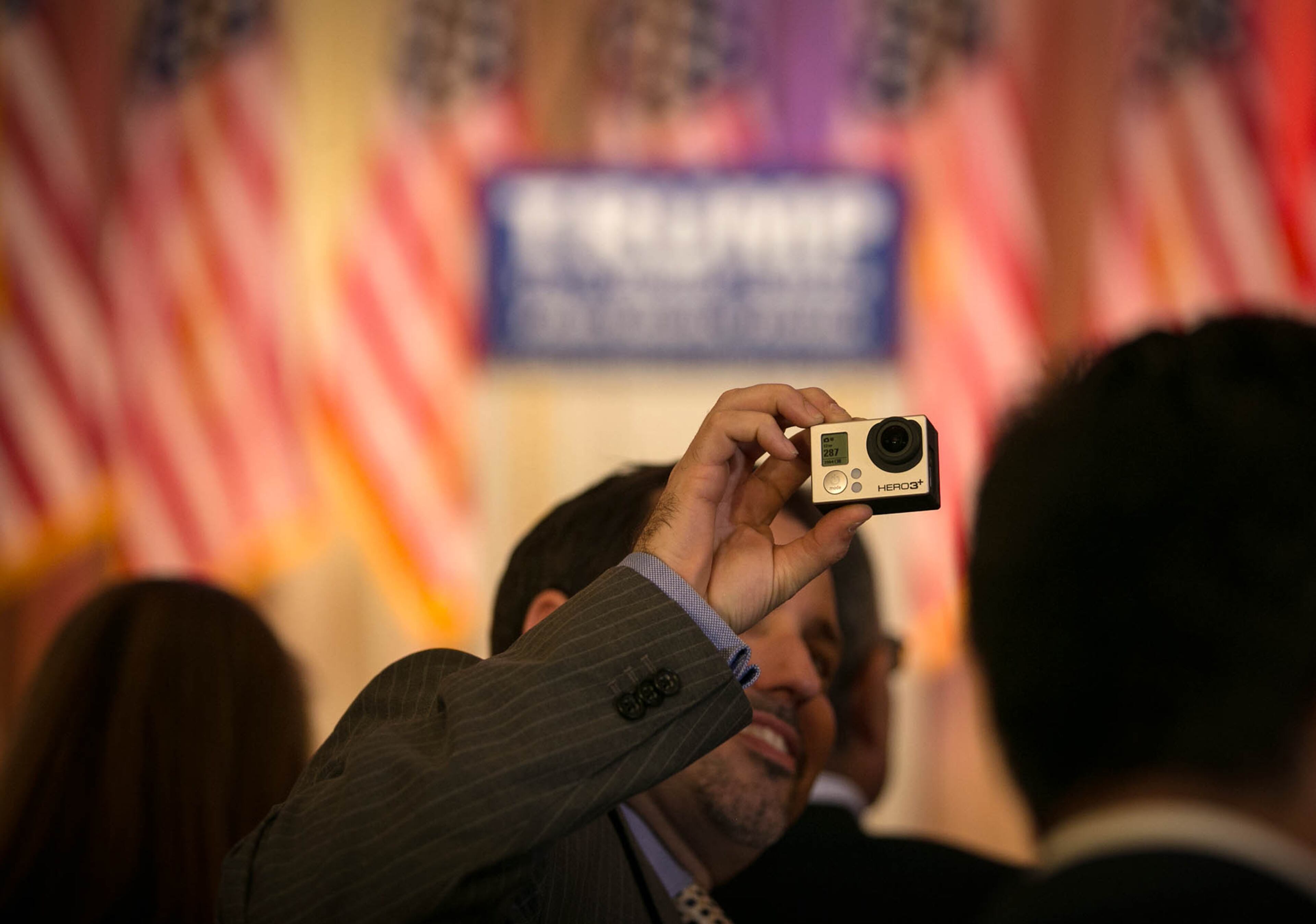 Donald J. Trump Super Tuesday Press Conference at Mar-A-Lago in Palm Beach, Florida on March 1, 2016. (Allen Eyestone / The Palm Beach Post)