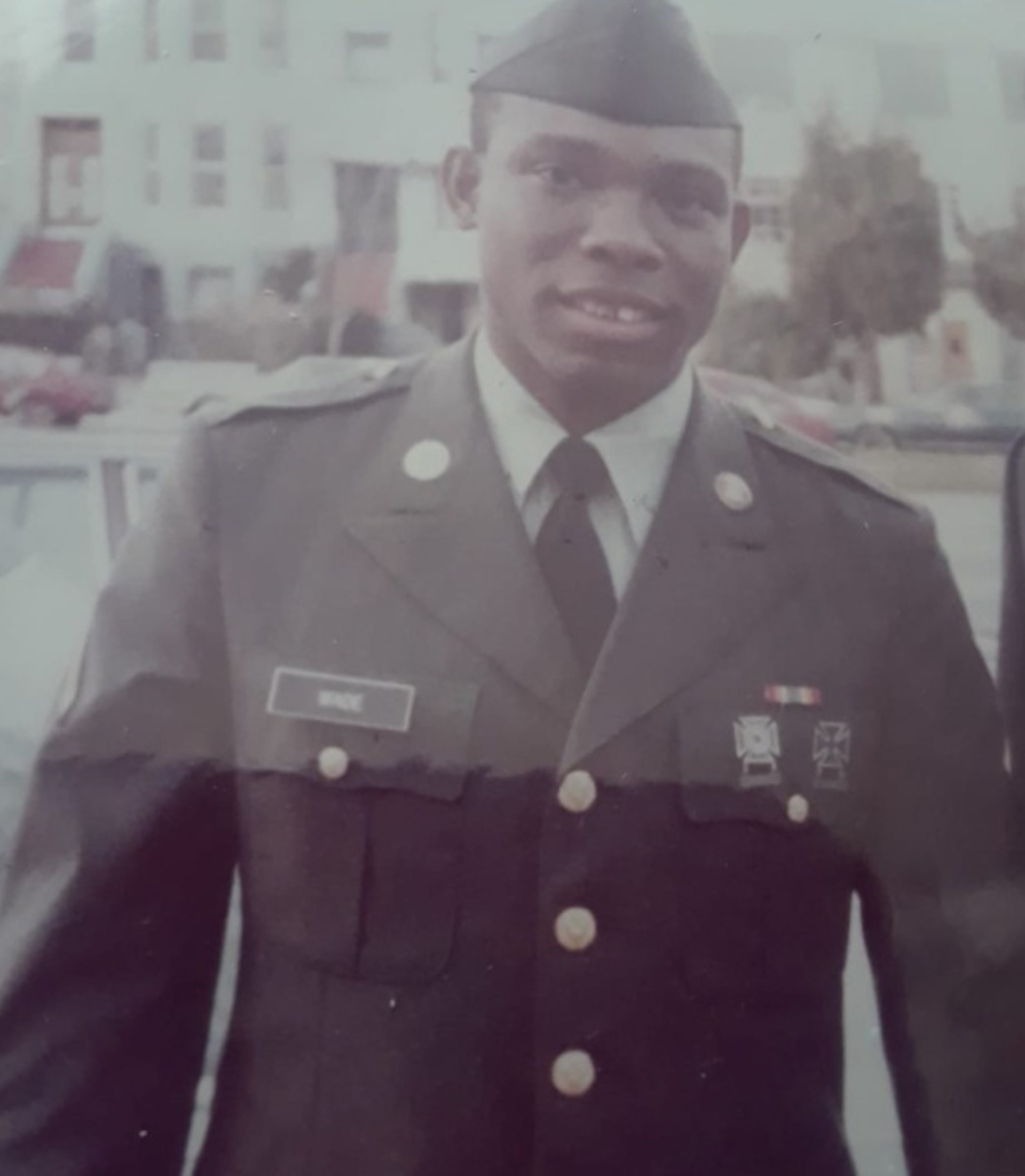 Godfrey Wade is shown in this photo from the 1980s, when he served on active duty in the U.S. Army. (Courtesy of the family)