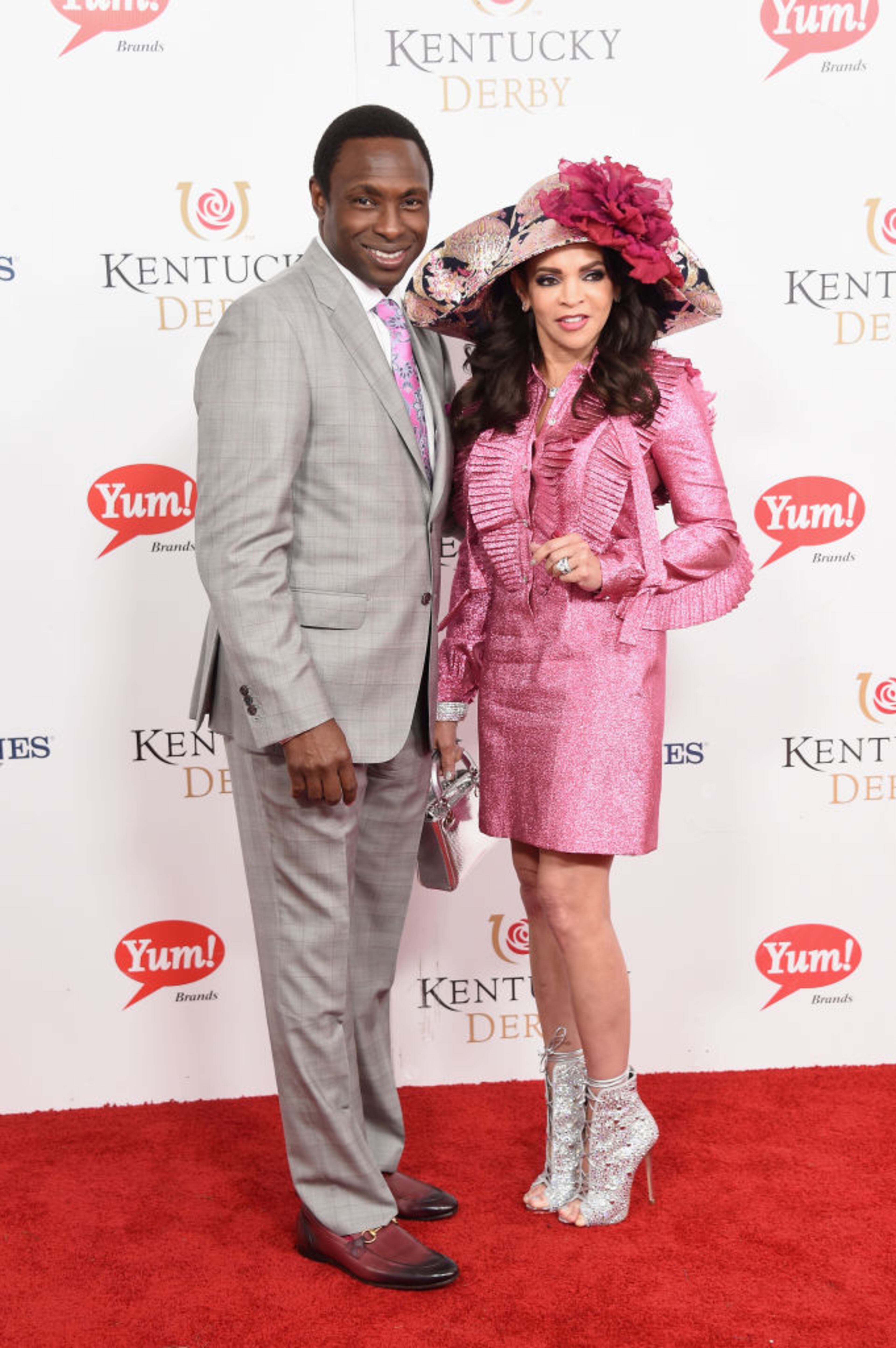 LOUISVILLE, KY - MAY 06: Avery Johnson and Cassandra Johnson attend the 143rd Kentucky Derby at Churchill Downs on May 6, 2017 in Louisville, Kentucky. (Photo by Michael Loccisano/Getty Images for Churchill Downs)
