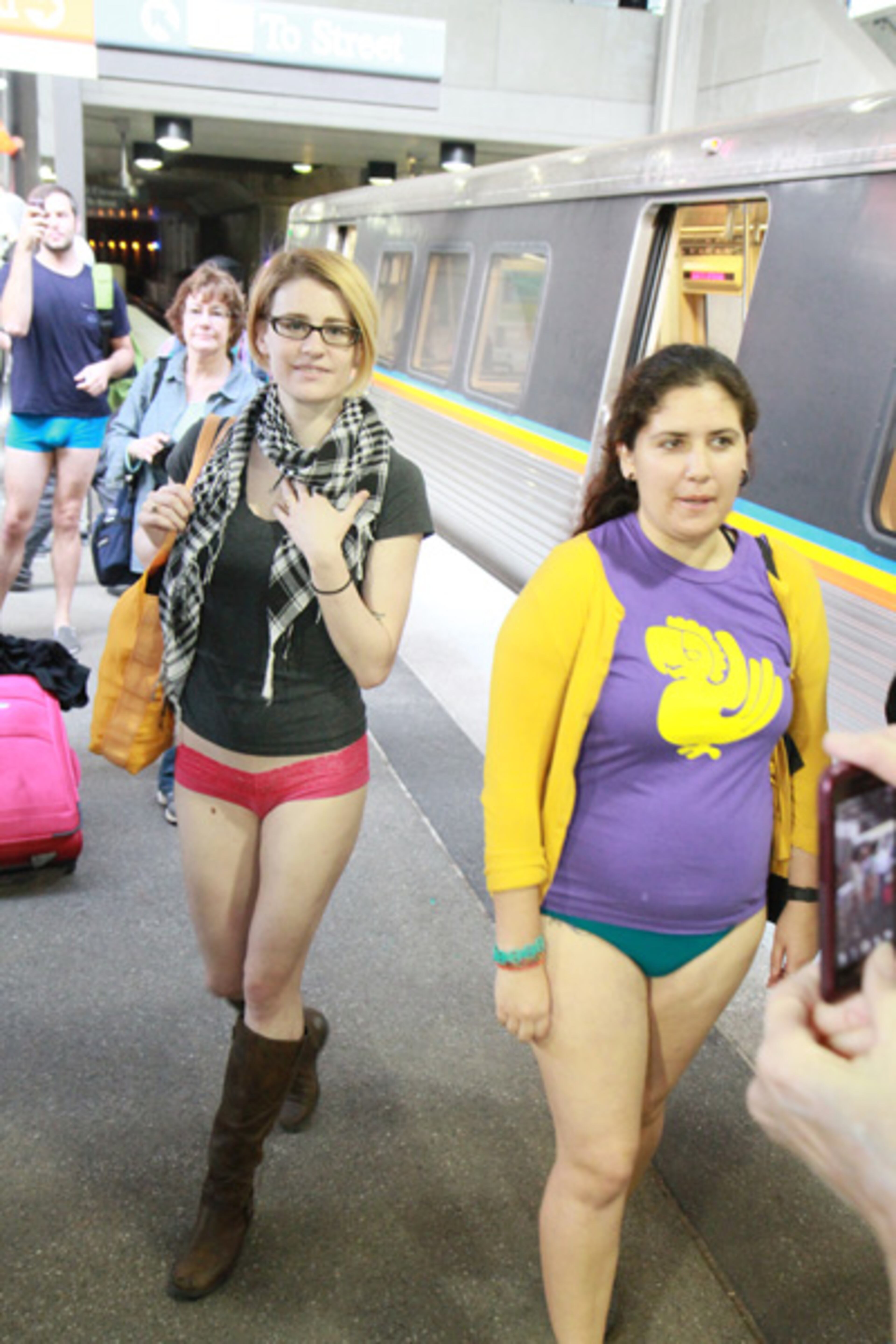Here are some more photos from the No Pants Subway Ride Atlanta 2013.