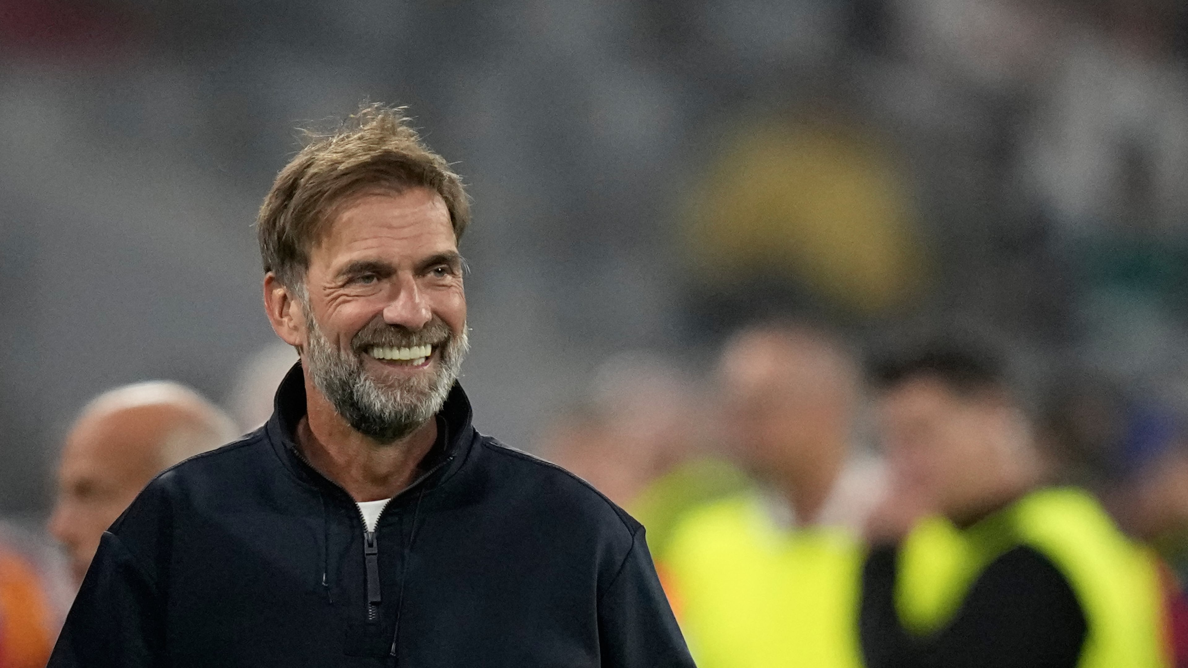 Germany's head coach Jurgen Klopp arrives prior to the UEFA Nations League soccer match between Germany and Serbia in Munich, Germany, Thursday, Oct. 1, 2026. (AP Photo/Matthias Schrader)