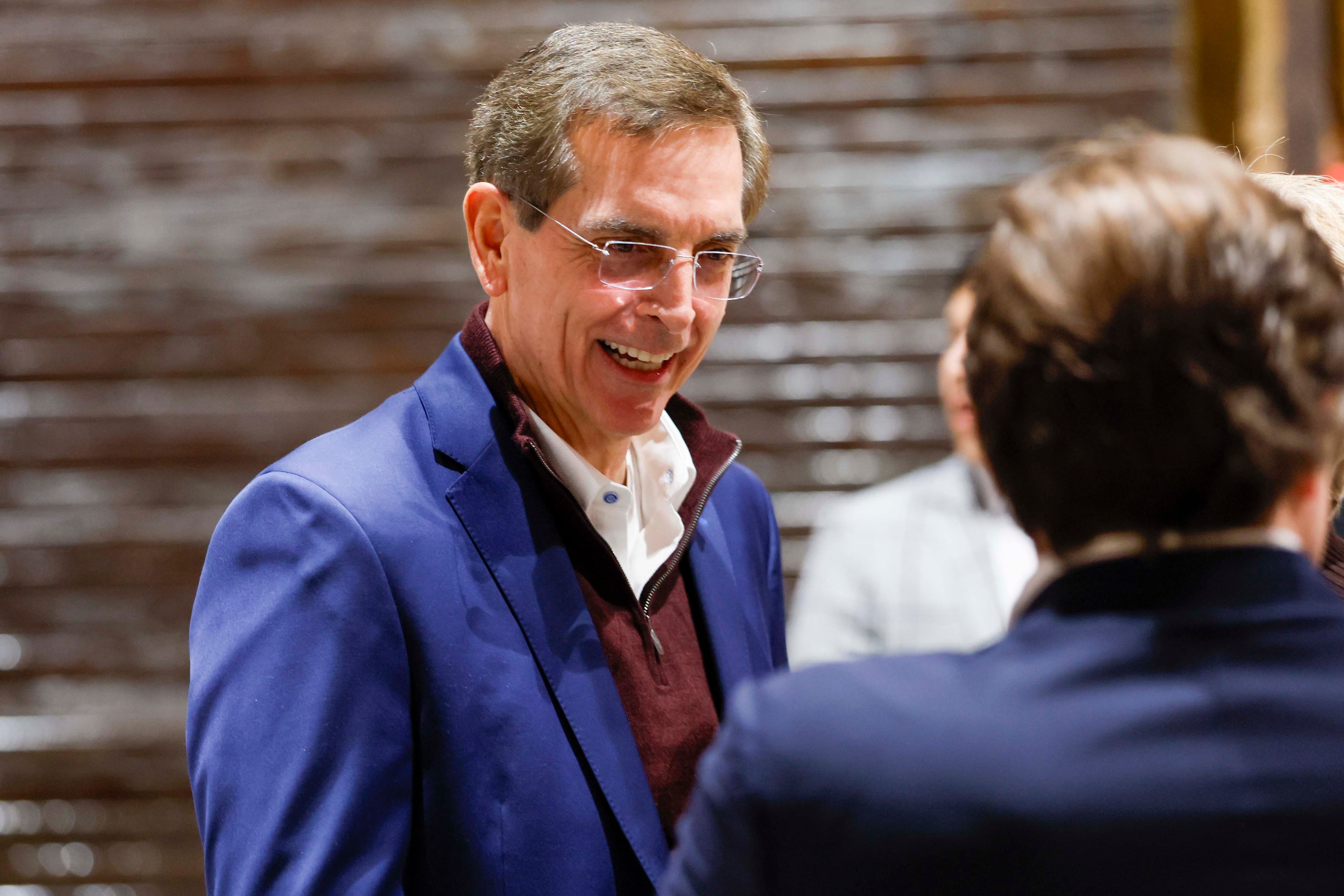 Secretary of State Brad Raffensperger is on hand to kick off the legislative session. (Miguel Martinez/AJC)