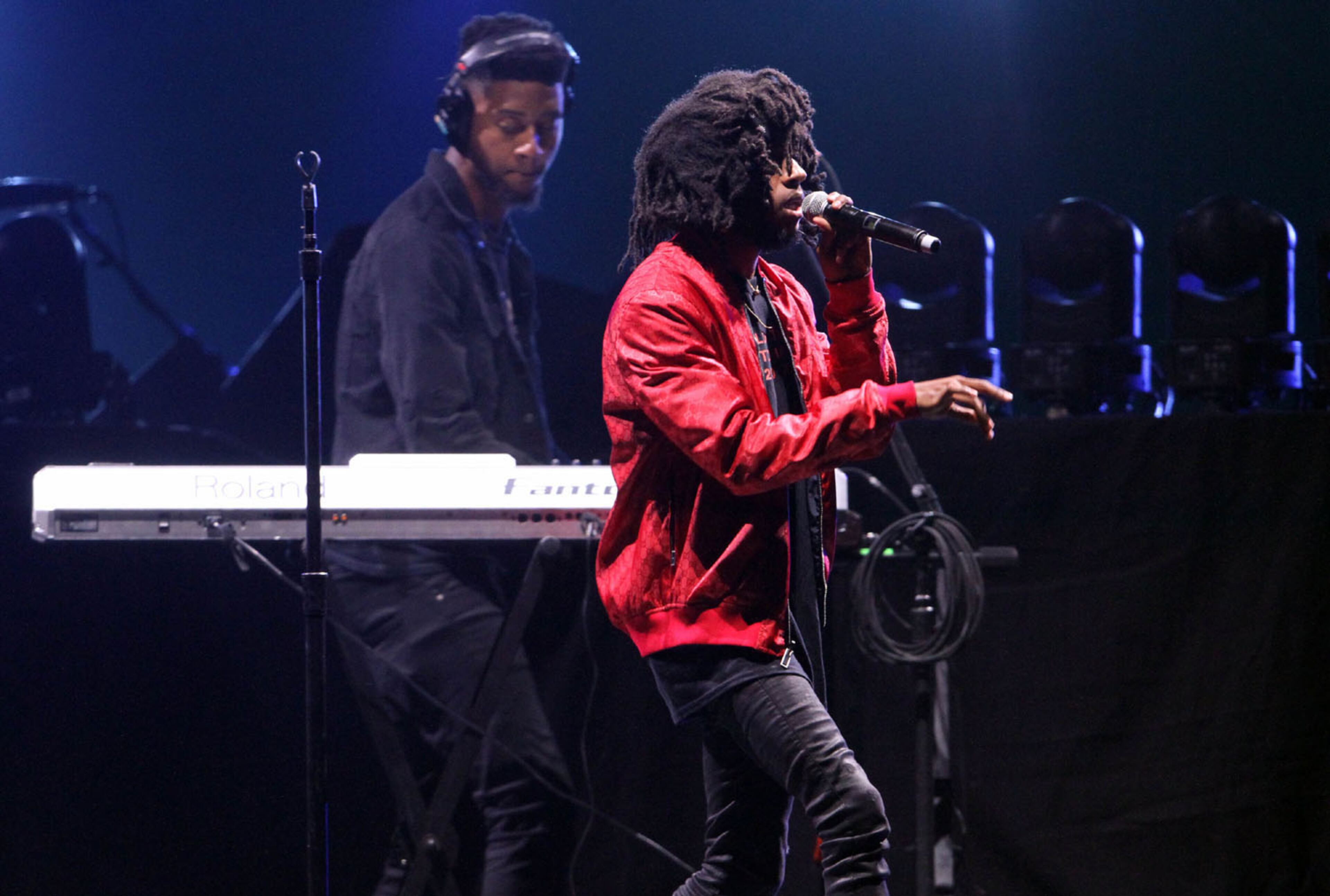 #24 of #25. PLEASE KEEP IN SEQUENTIAL ORDER FOR THE CONTINUITY OF THE GALLERY.
-- Atlanta's 6lack
The Weeknd rolled his Starboy- Legend of the Fall 2017 World Tour into sold out Philips Arena Saturday, May 13, 2017. Rae Strummurd, Belly and 6lack opened the show.
Robb Cohen Photography & Video /RobbsPhotos.com