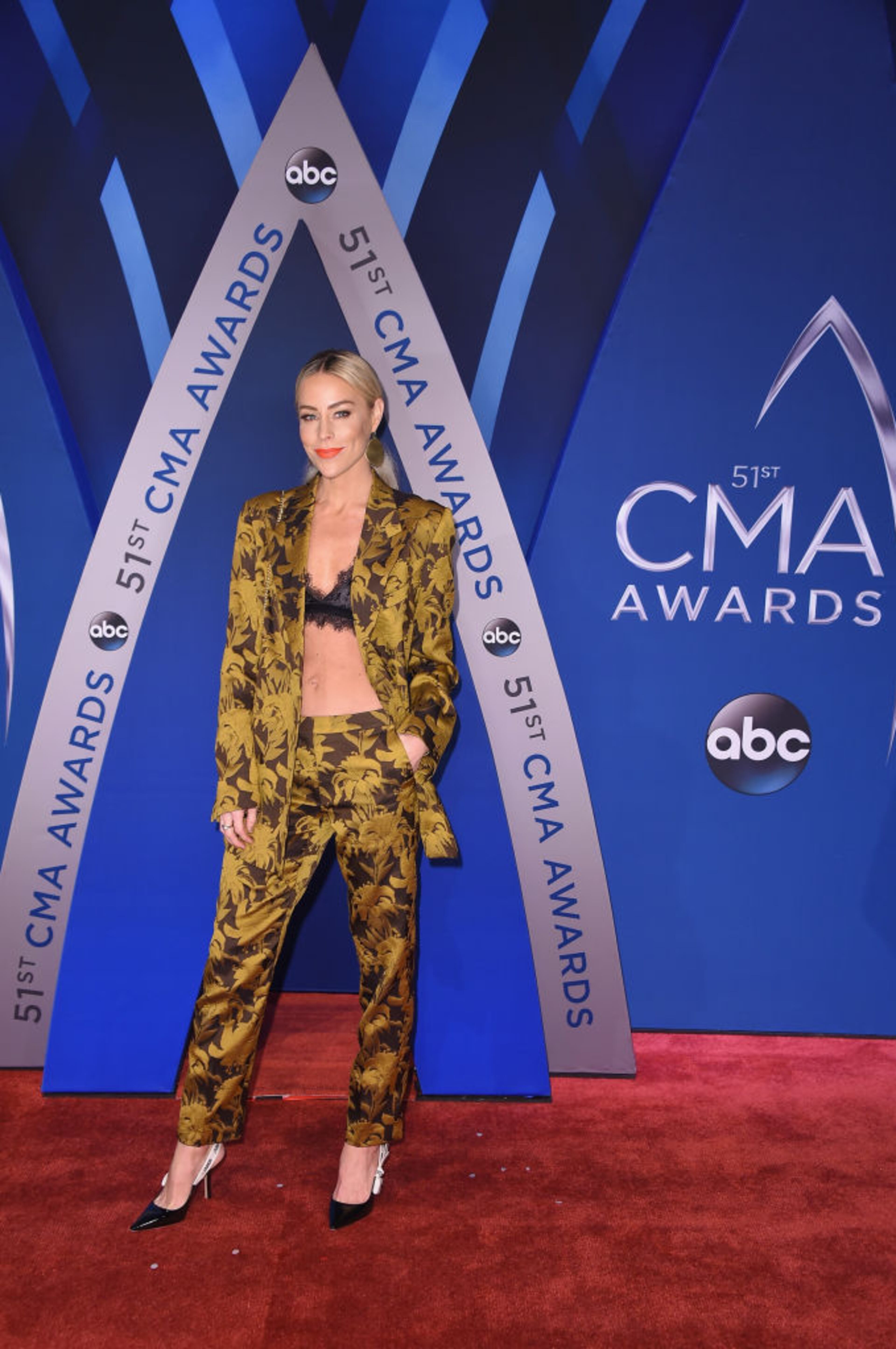 NASHVILLE, TN - NOVEMBER 08: Mary Lawless Lee of the blog Happily Grey attends the 51st annual CMA Awards at the Bridgestone Arena on November 8, 2017 in Nashville, Tennessee. (Photo by Michael Loccisano/Getty Images)