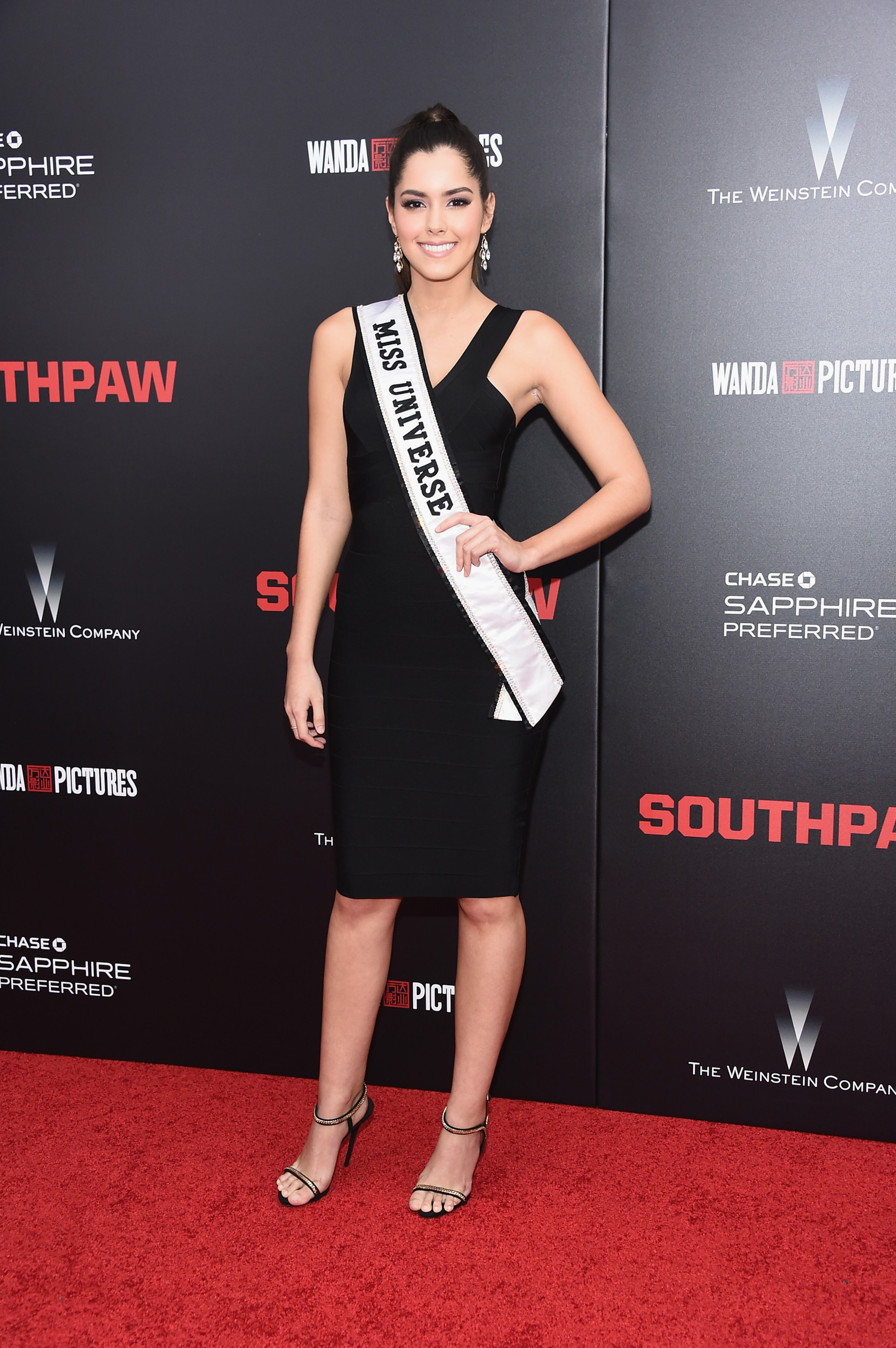 NEW YORK, NY - JULY 20: Miss Universe 2014-2015 Paulina Vega Dieppa attends the New York premiere of 'Southpaw' for THE WRAP at AMC Loews Lincoln Square on July 20, 2015 in New York City. (Photo by Michael Loccisano/Getty Images)