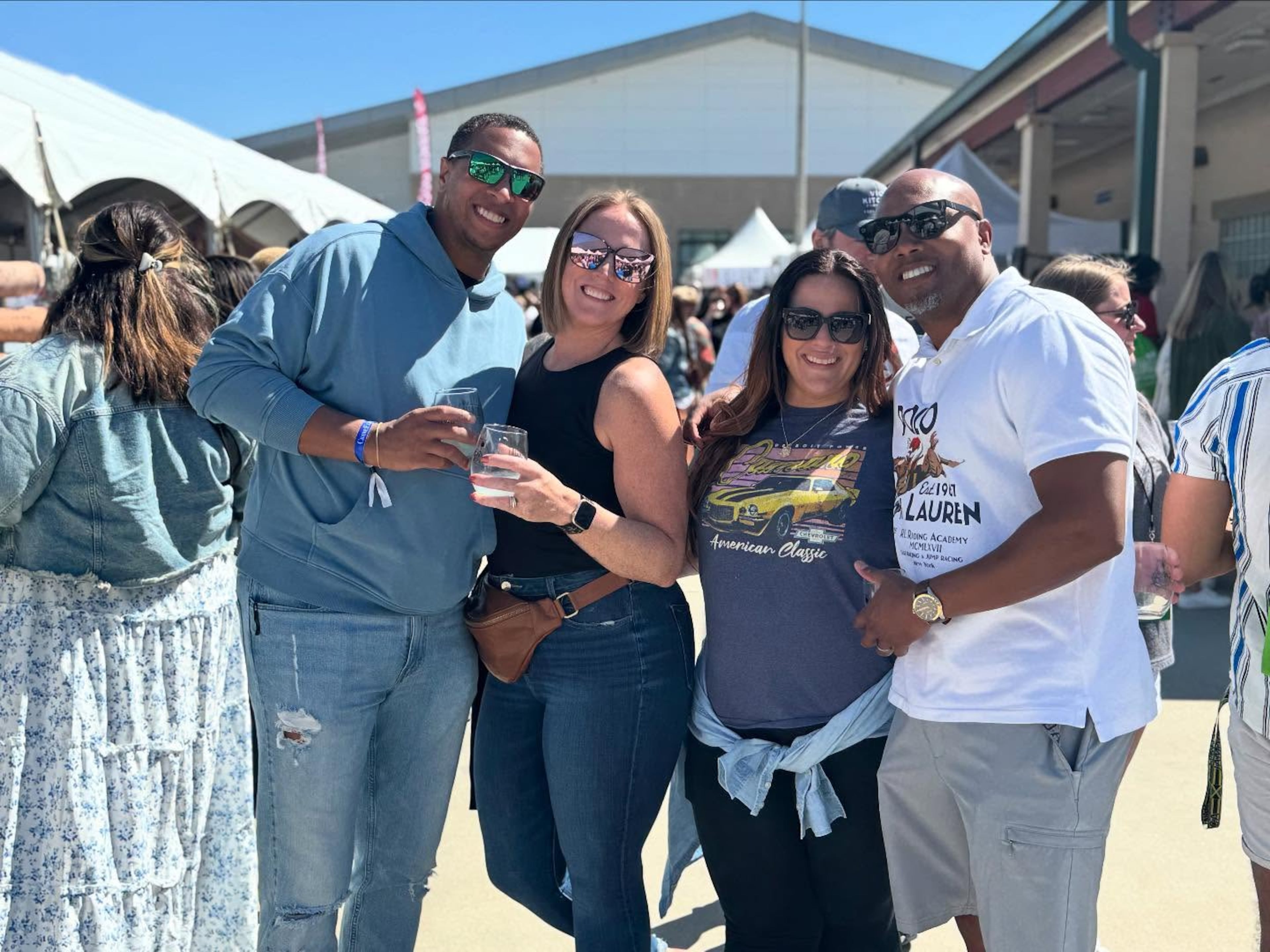 Two couples attend the Georgia Food + Wine Festival 2025. (Courtesy of the Georgia Food + Wine Festival)