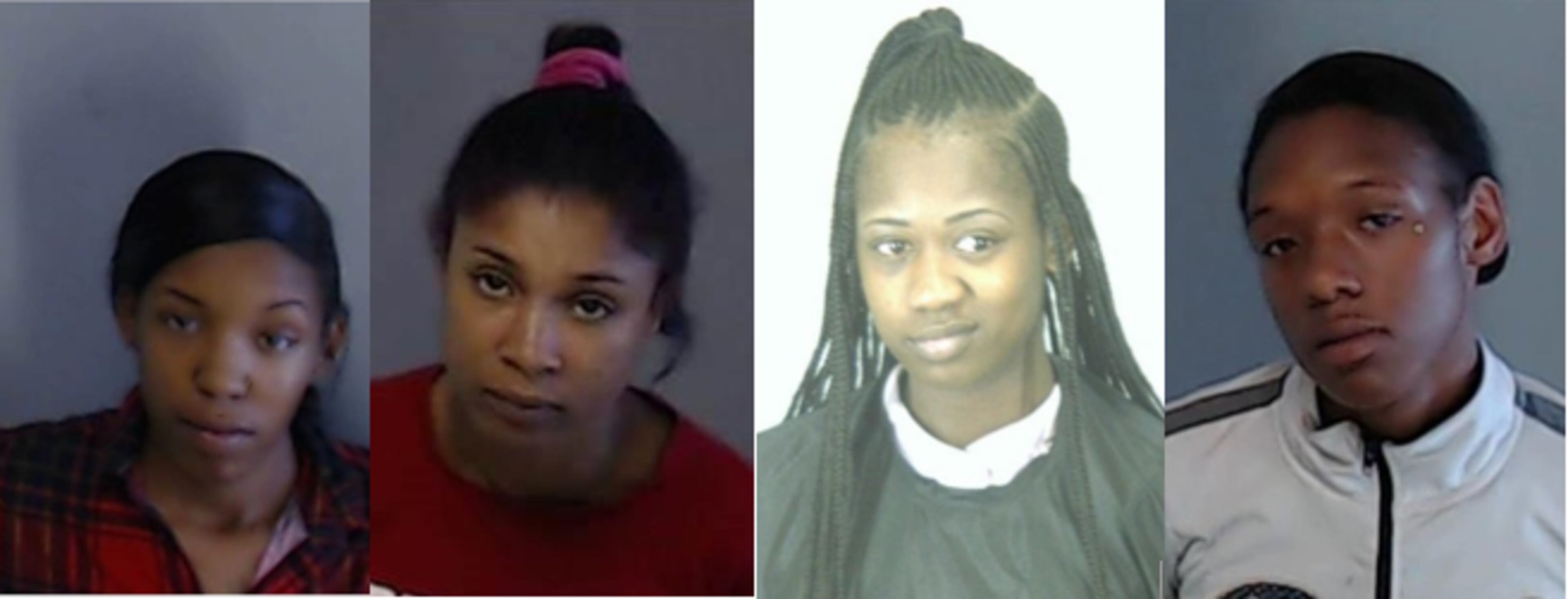 Left to right: Keana Walton, Veronica Gant , Tyees Lashay Roberts and Kiara Walton