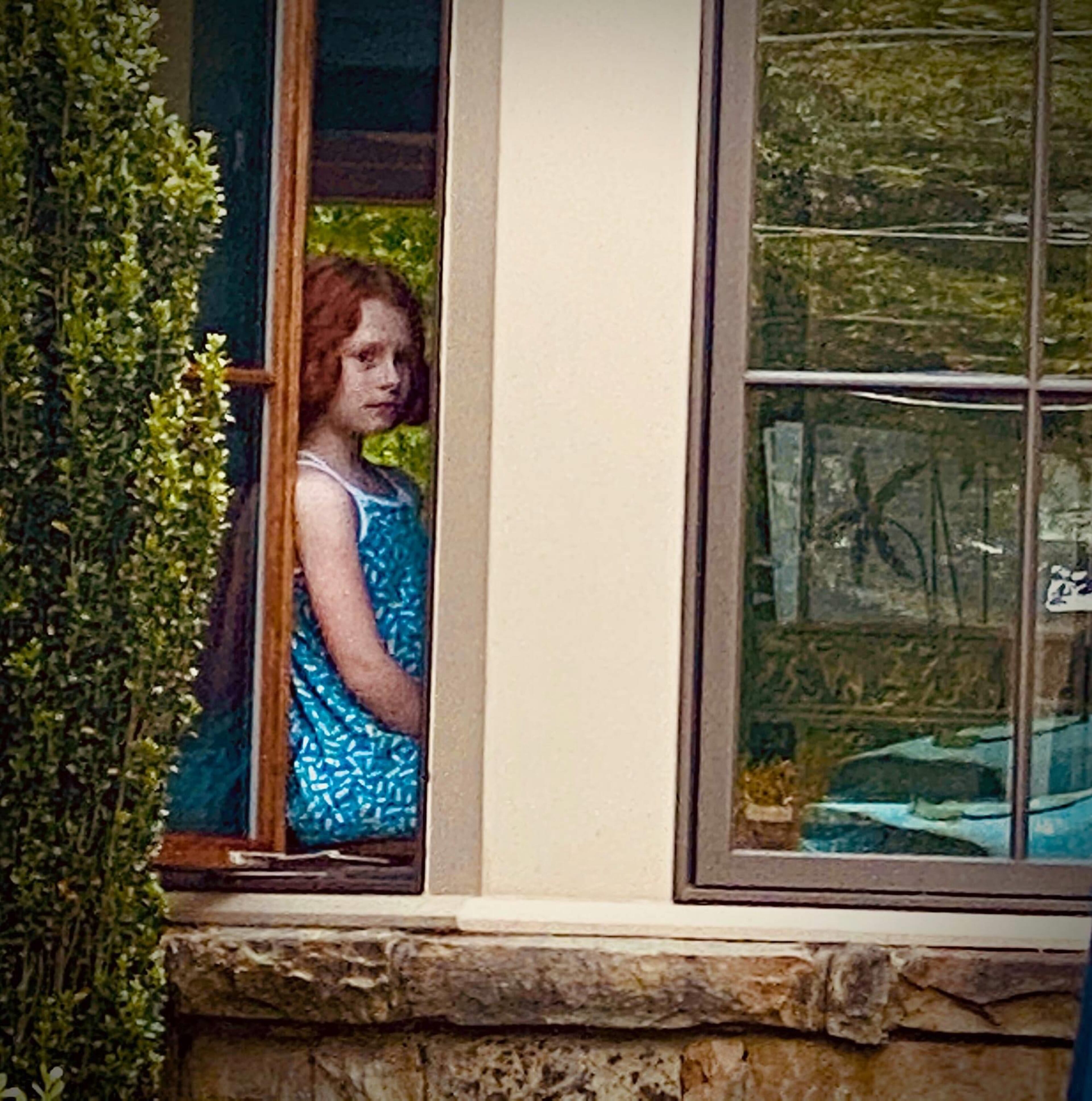 Danny Ross of Dunwoody shared this photo taken by his son, Mark Alden Ross. "The picture of Aurelia Ross Hooge (age 8), describes in one snapshot the concern, anxiety and sadness that millions of people are experiencing today as we shelter-in-place. Aurelia lives in Dunwoody and Mark lives in Brookhaven. One only wanders what she is thinking. Is it concern about her school friends that she has not seen in a month, her grandparents or her future? The picture says it all!" he wrote.