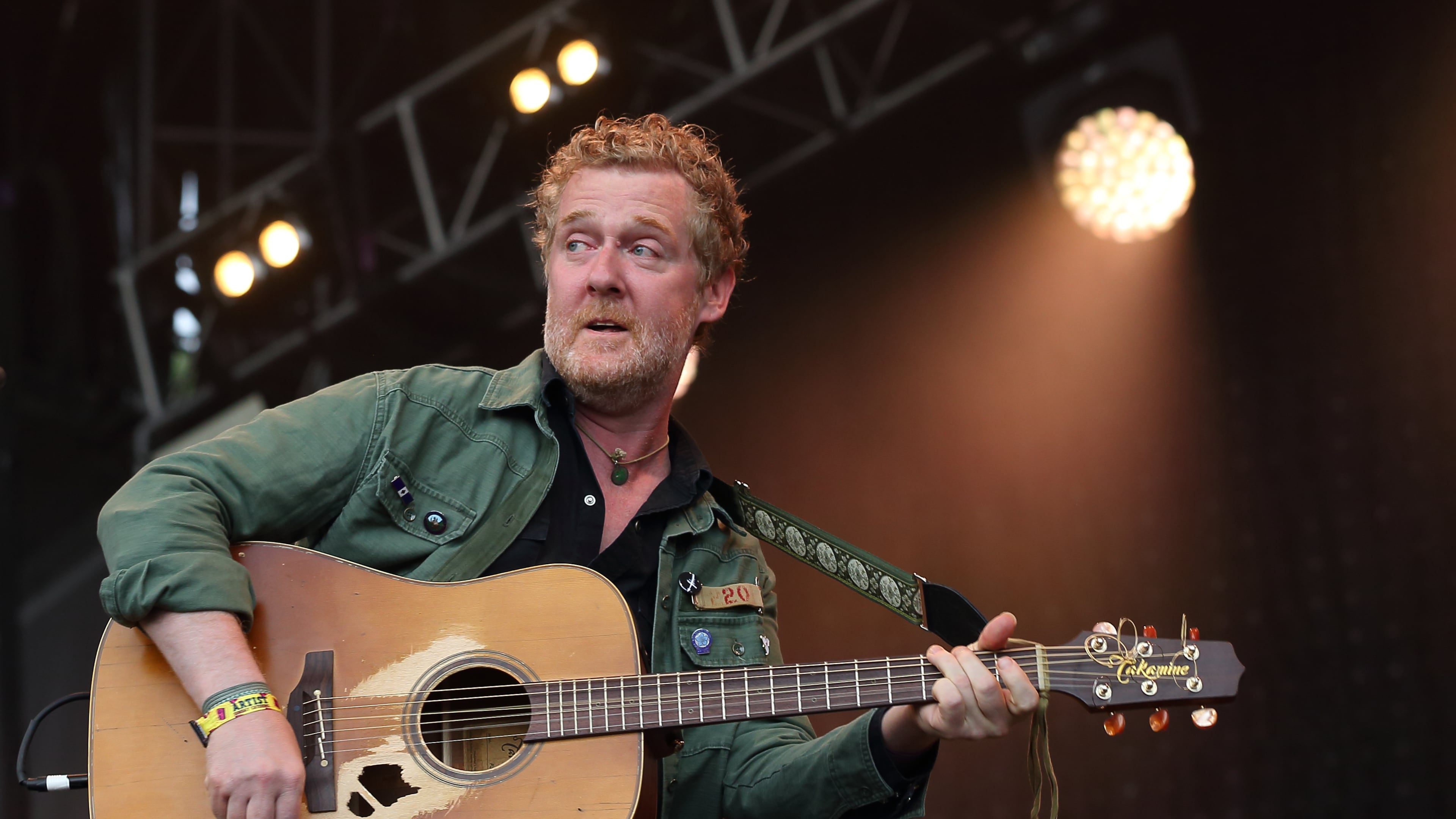 FILE - Glen Hansard performs at Lollapalooza in Chicago's Grant Park on Sunday, Aug. 3, 2014. (Photo by Steve C. Mitchell/Invision/AP, File)