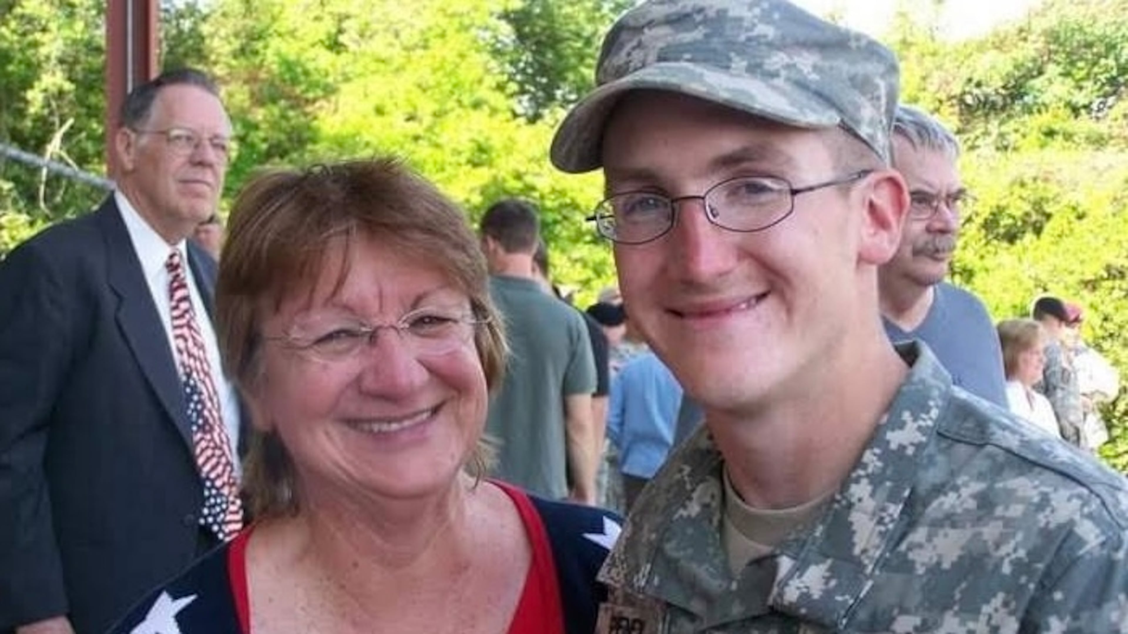Susan Peney and her son Jonathan Peney, an Army Ranger combat medic who was killed in Afghanistan in 2010. (Courtesy)