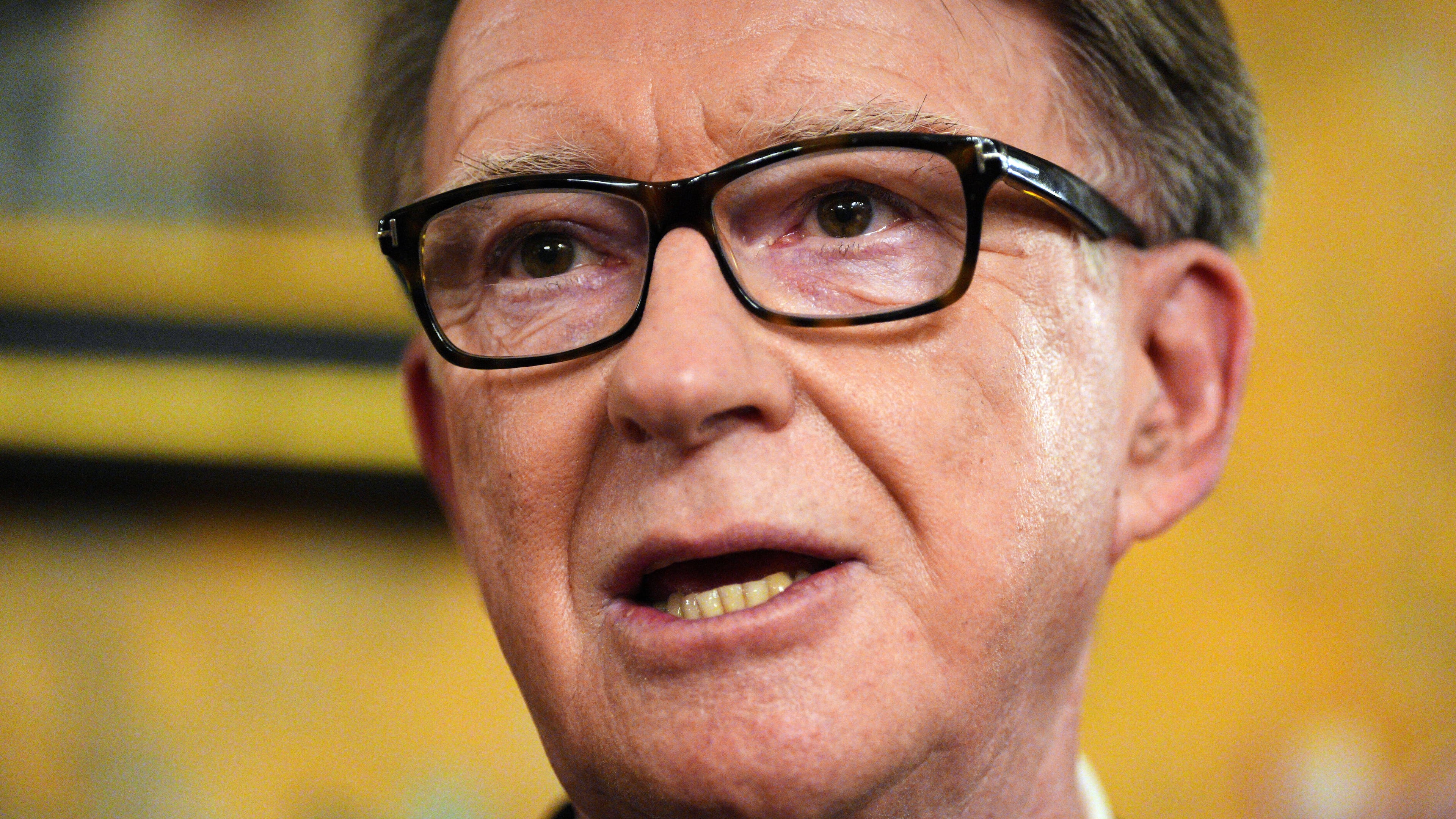 FILE - Britain's Ambassador to the United States, Peter Mandelson, speaks during a reception at the ambassador's residence on Feb. 26, 2025 in Washington. (Carl Court/Pool Photo via AP, File)