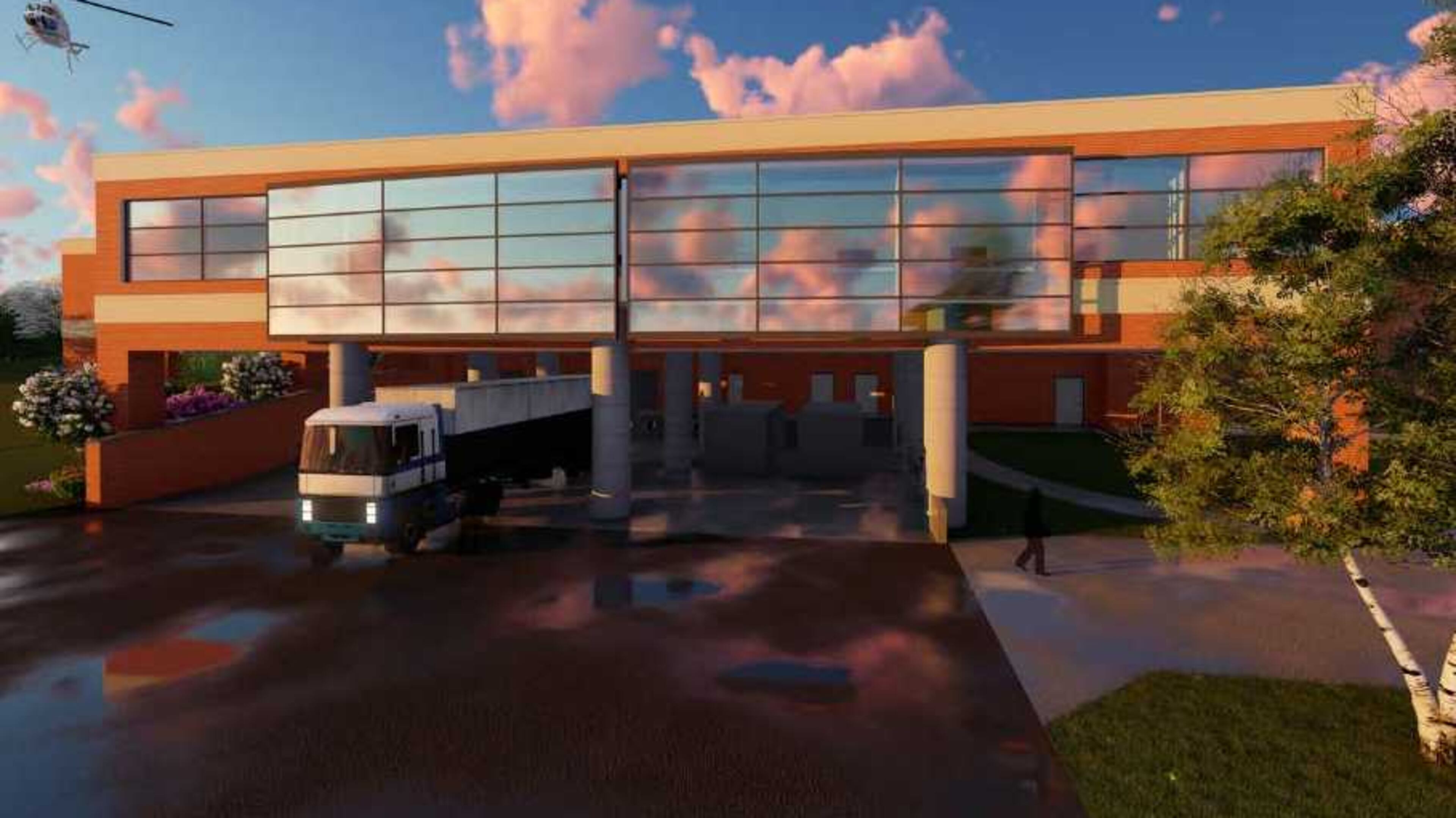 This rendering shows the new Radiology Observation Care Unit at Emory Johns Creek Hospital.