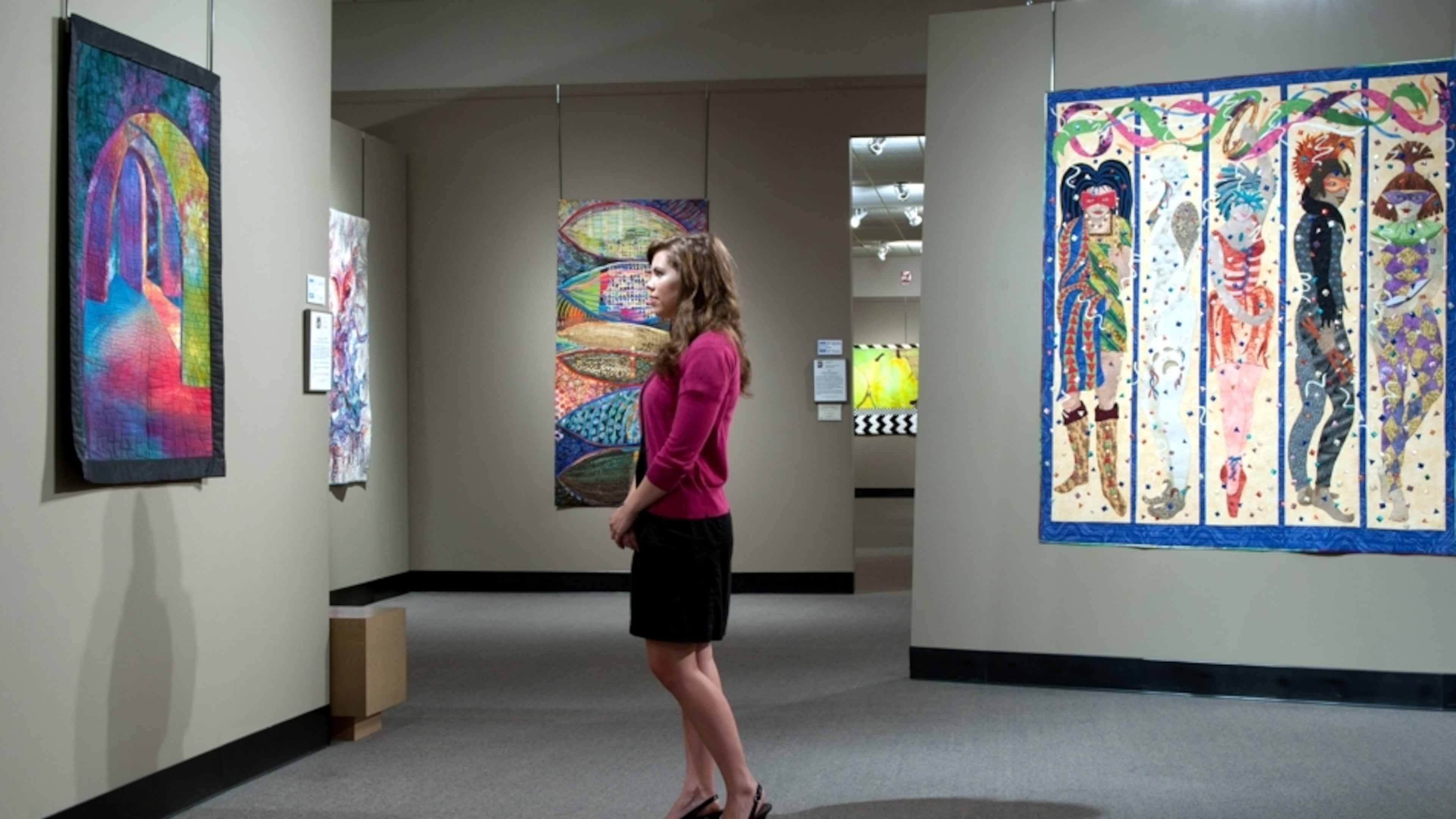 The National Quilt Museum in Paducah, Kentucky, exhibits contemporary quilts by fiber artists from around the country.
Courtesy of Paducah Convention and Visitors Bureau.