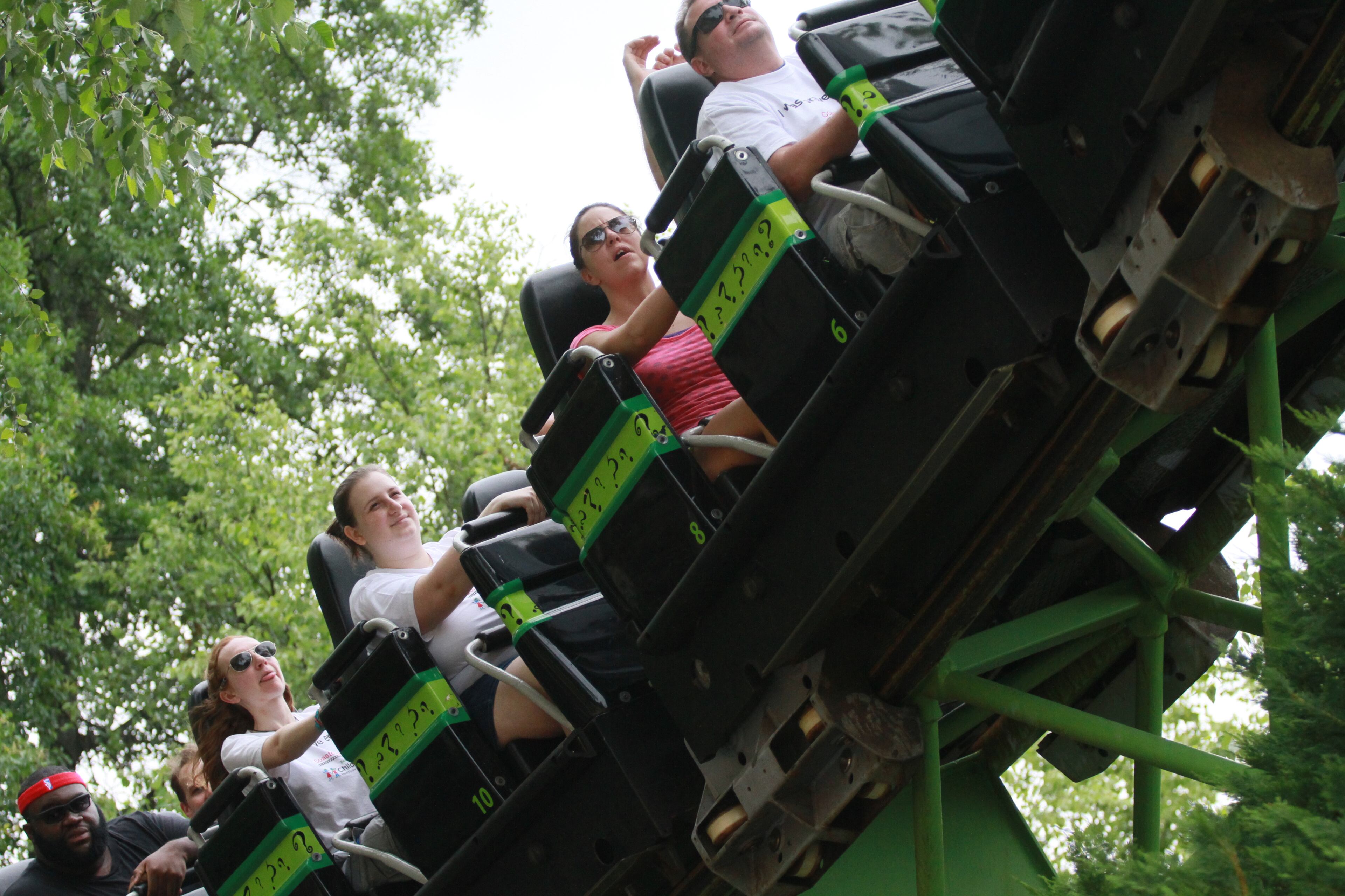 Here are some more photos from the Six Flags Coasterthon on the Mind Bender to raise money for Children's Healthcare of Atlanta.