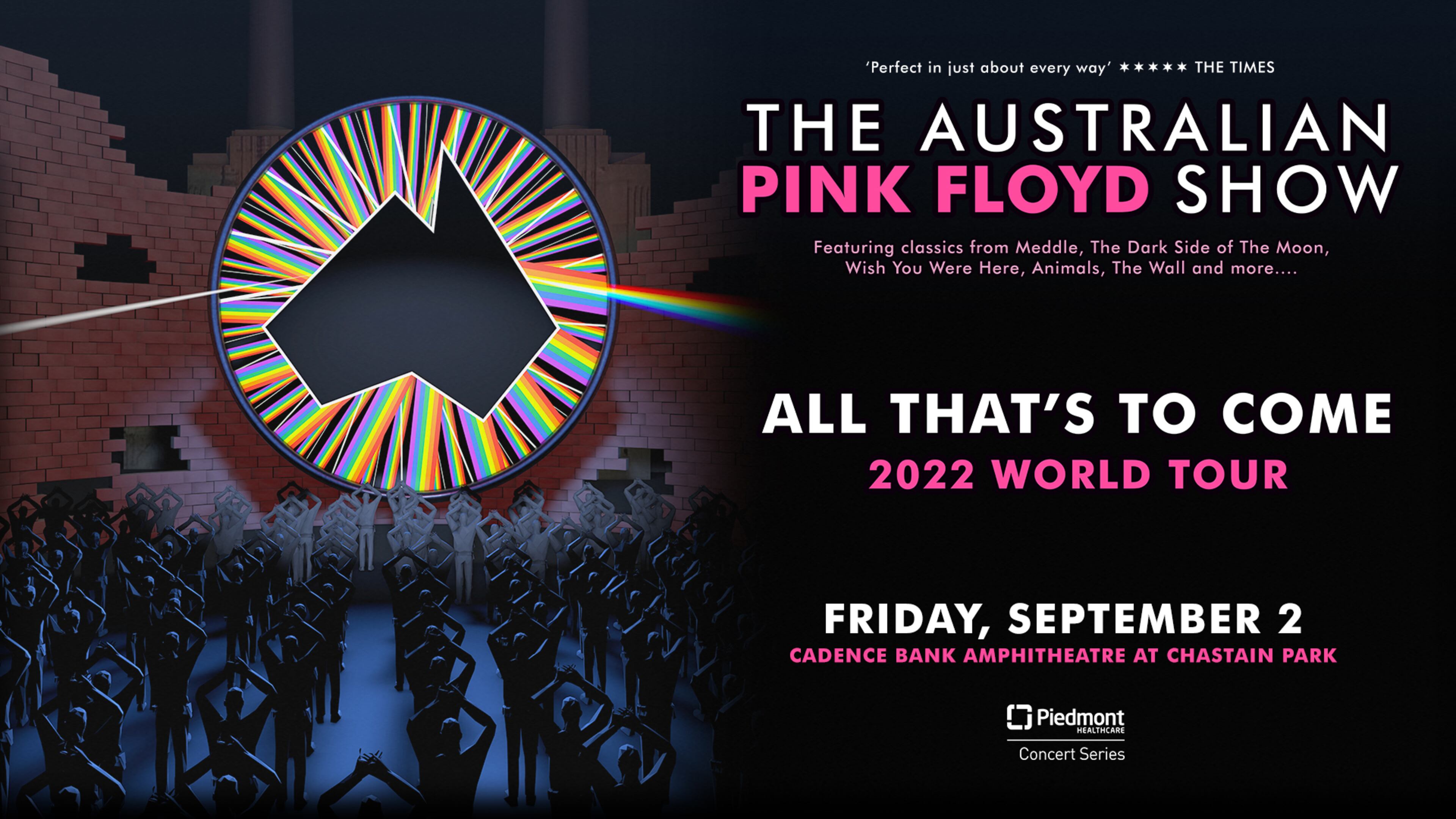 Enter to win tickets: The Australian Pink Floyd Show is coming to Atlanta.