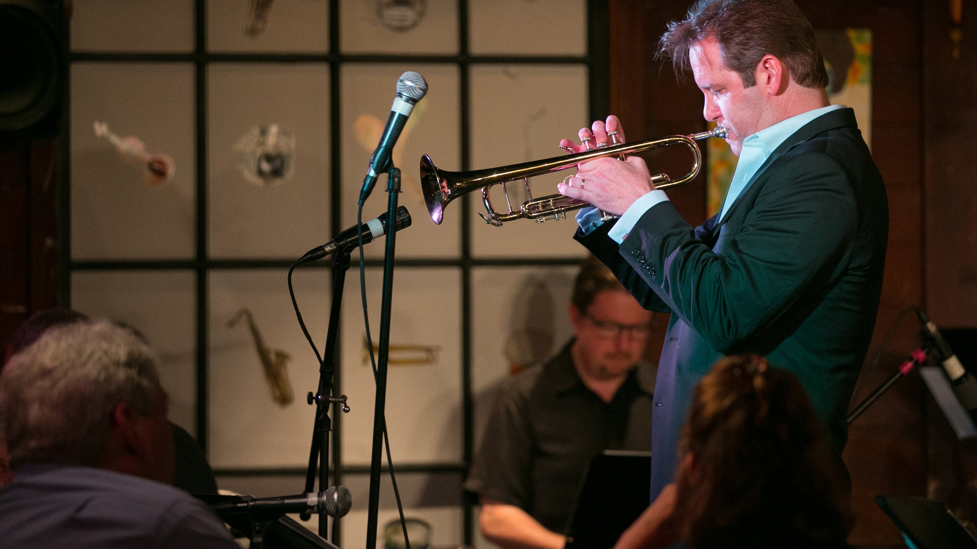 Joe Gransden and his 16-member big band perform at Cafe 290 in Sandy Springs twice per month. PHOTO / JASON GETZ