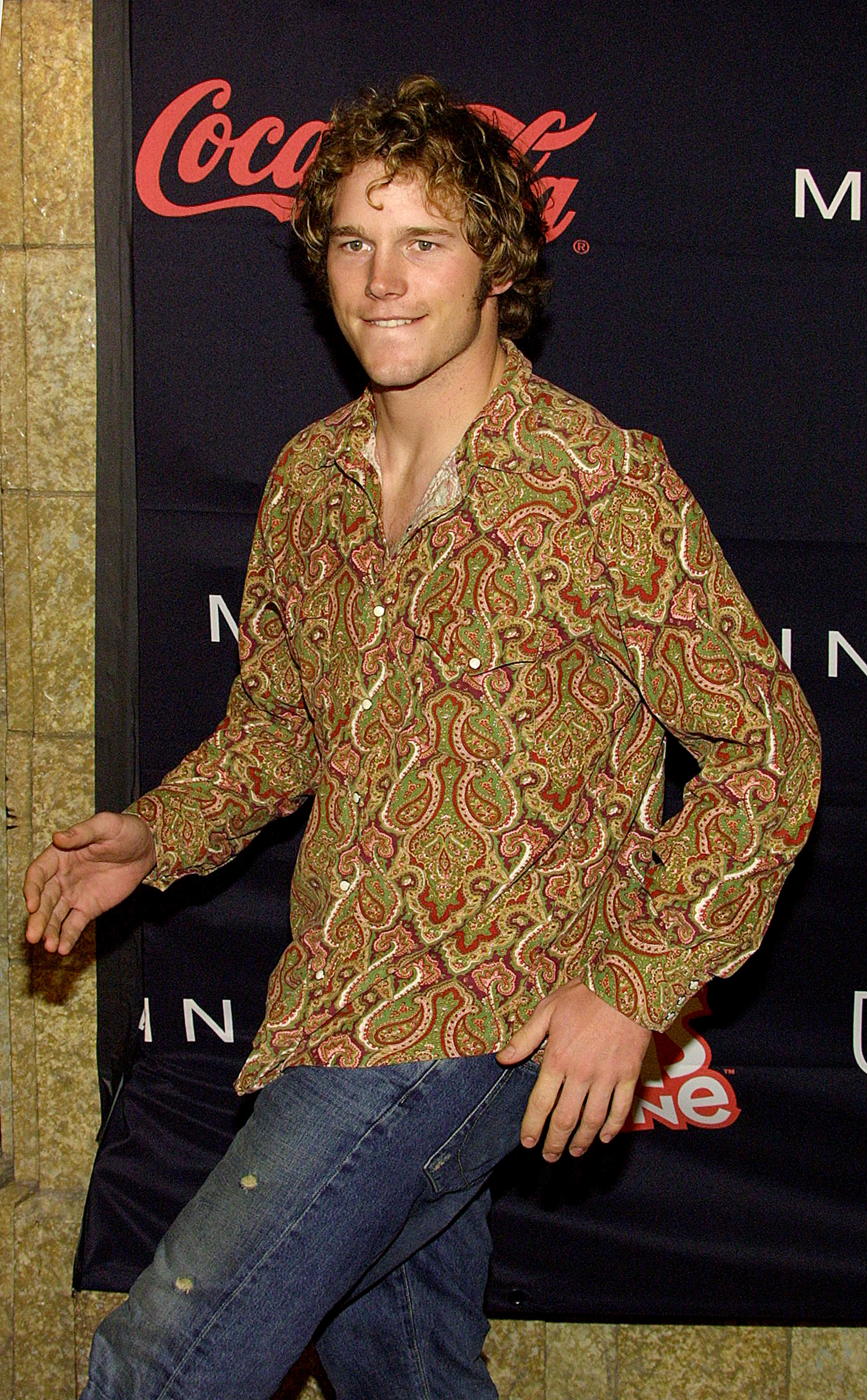 HOLLYWOOD - JANUARY 13: Actor Chris Pratt attends the 2003 Teen People and Universal Records Party at the Ivar Night Club on January 13, 2003 in Hollywood, California. The party honored recording artist Nelly. (Photo by Frederick M. Brown/Getty Images)