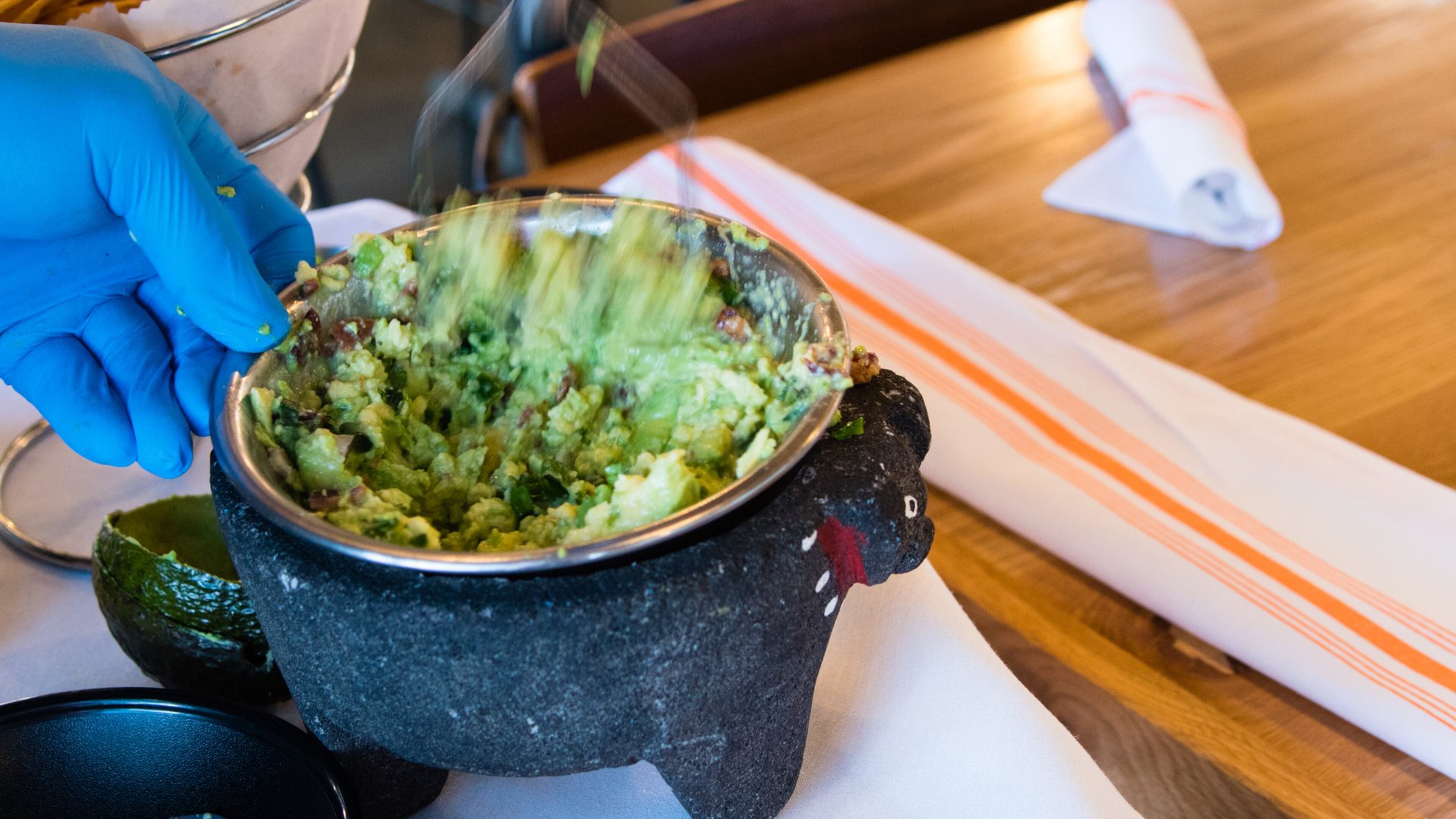 Tableside guacamole is a specialty at Babalu. CONTRIBUTED BY HENRI HOLLIS