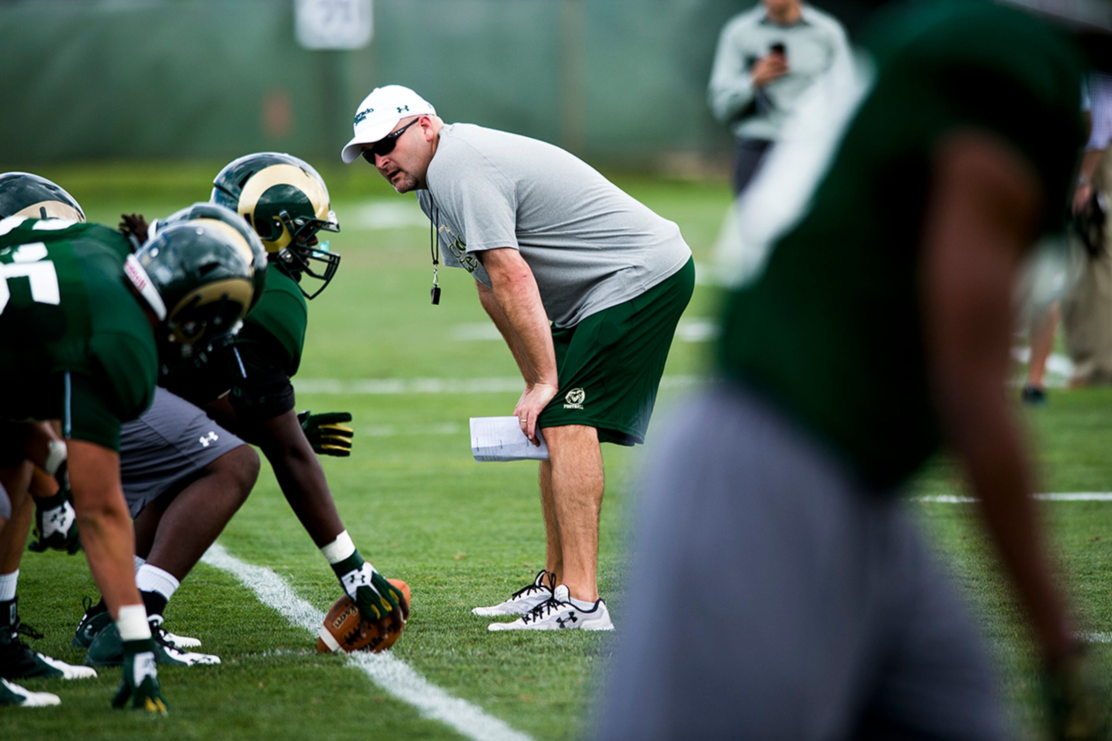Colorado State's new head coach is Mike Bobo, the former UGA offensive coordinator. Bobo brought a few of his former UGA staff members with him to Colorado State.