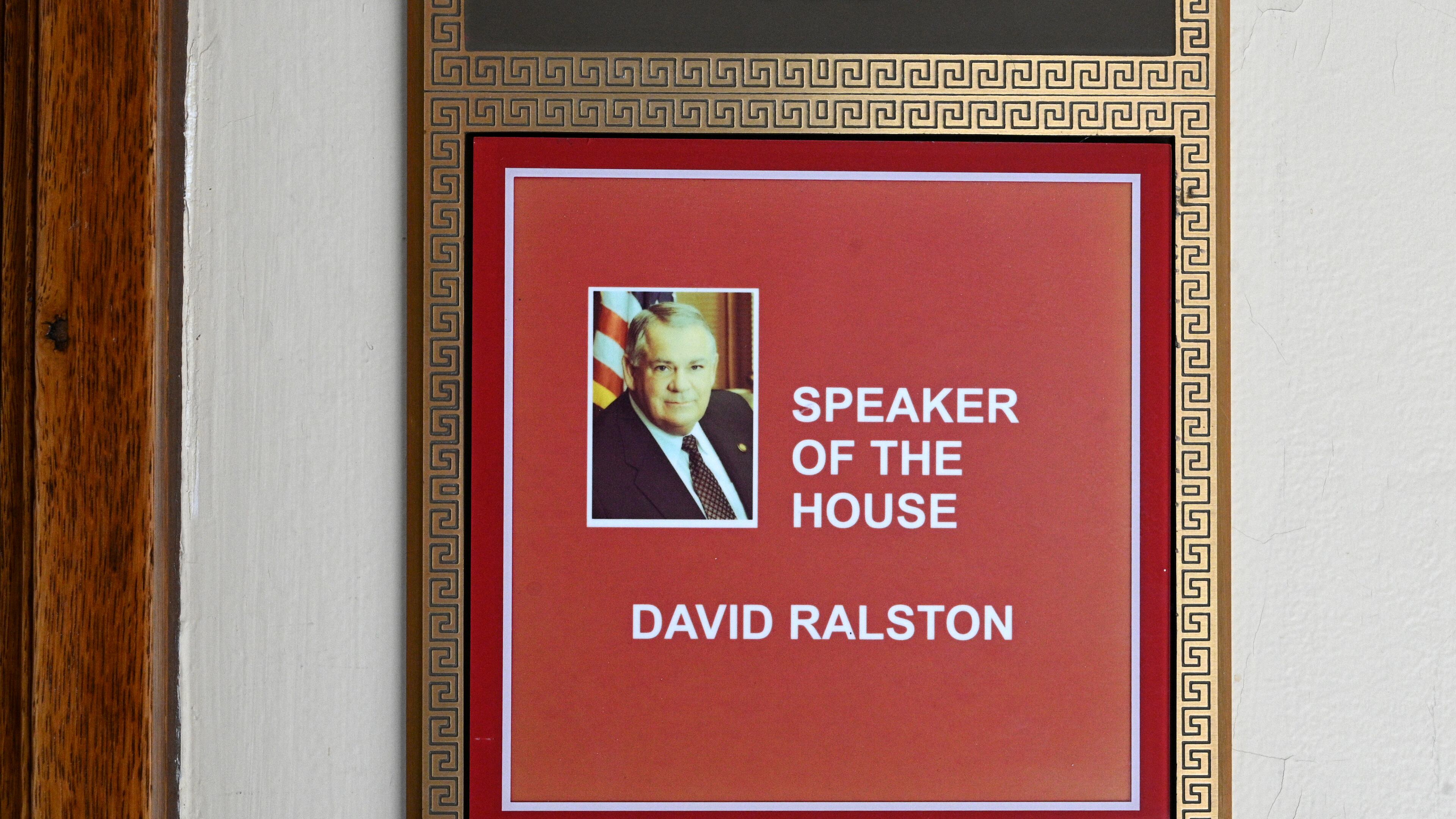 November 17, 2022 Atlanta - Office of State House Speaker David Ralston at the Georgia State Capitol in Atlanta on Thursday, November 17, 2022. (Hyosub Shin / Hyosub.Shin@ajc.com)