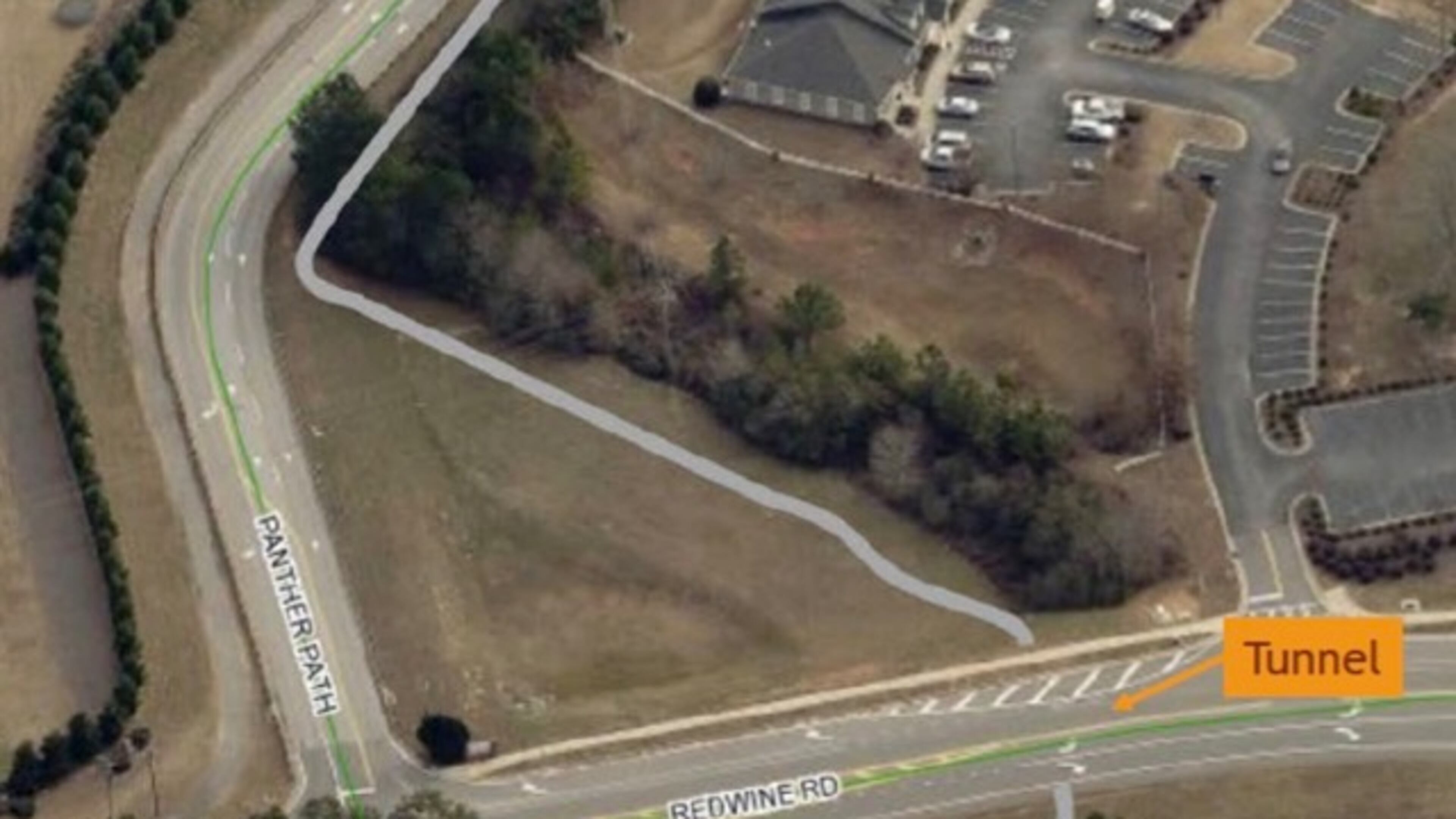 A tunnel to be built under Redwine Road in Fayette County is meant to provide greater golf cart access to the Starr’s Mill school complex. Courtesy Fayette County