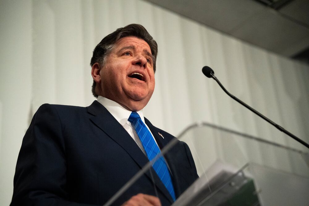 Illinois Gov. JB Pritzker, seen here in September in Dallas. (Gabriela Passos/AP)