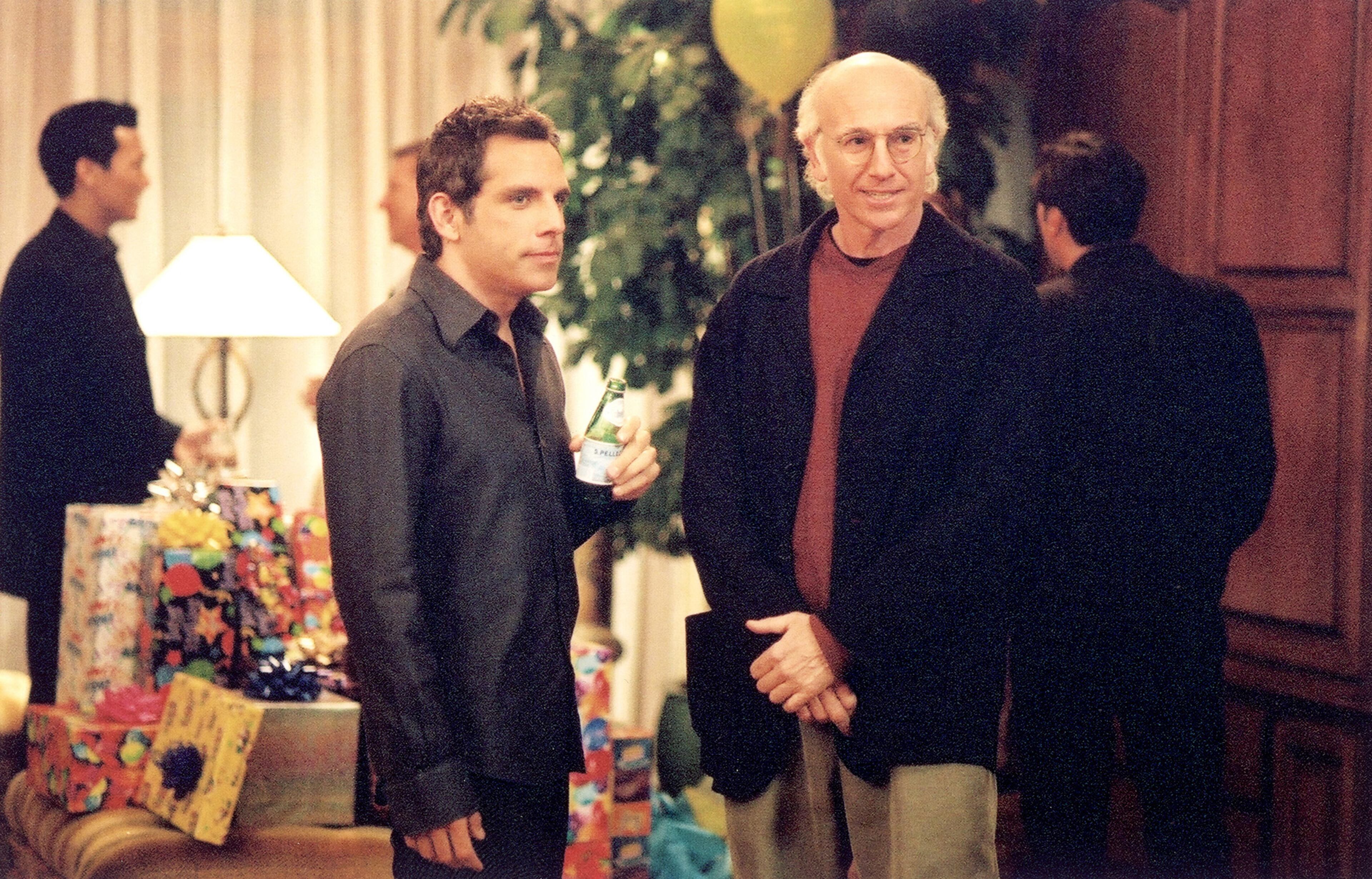 Ben Stiller and Larry David in a scene from "Curb Your Enthusiasm."