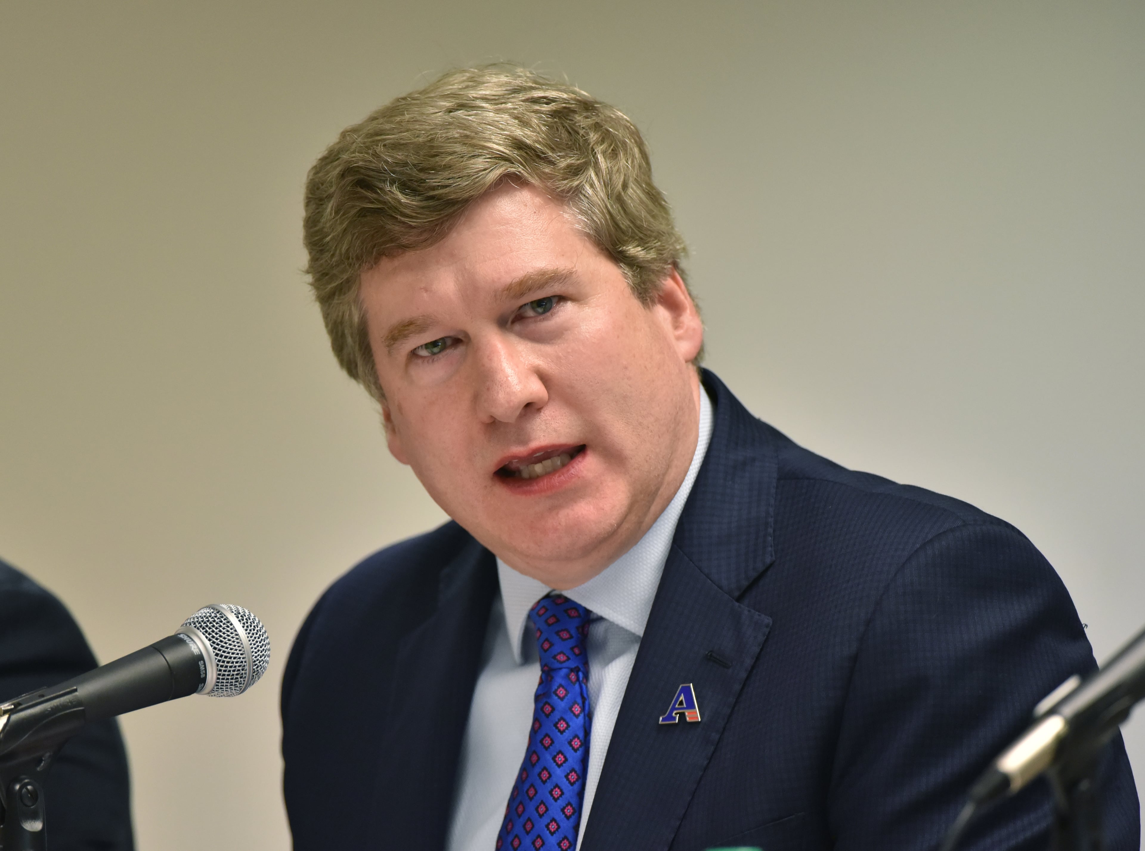 Atlanta mayoral candidate Peter Aman, the former COO for Mayor Kasim Reed, has 6 percent support.