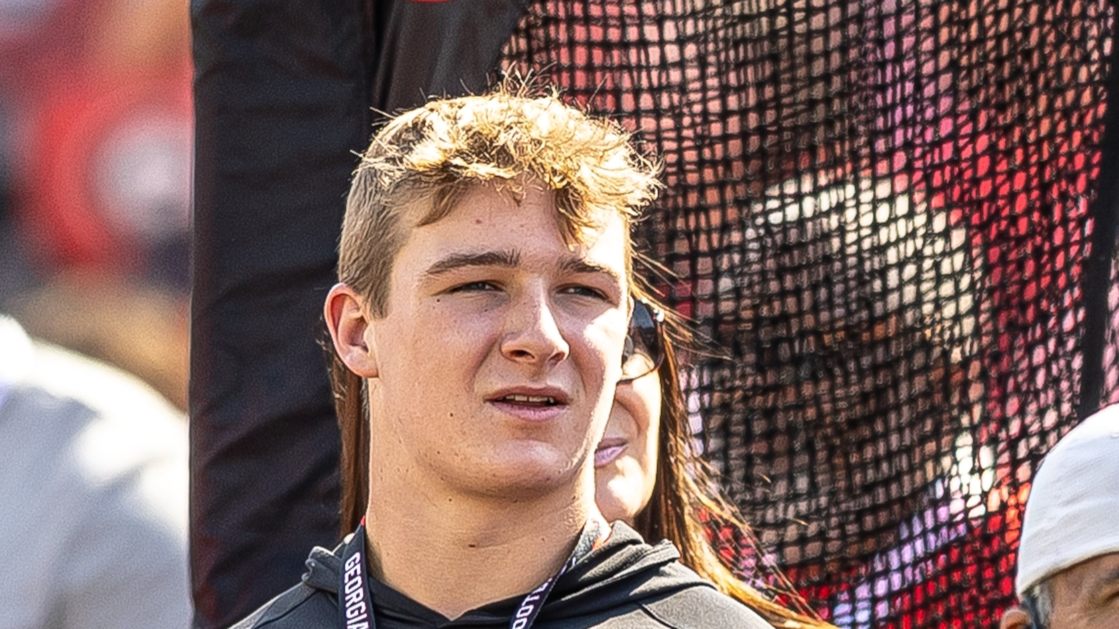 John Milledge Academy tight end Asa Wall, the son of former UGA fullback JT Wall, committed to the Bulldogs during his sophomore year last fall. (Jeff Sentell/DawgNation)
