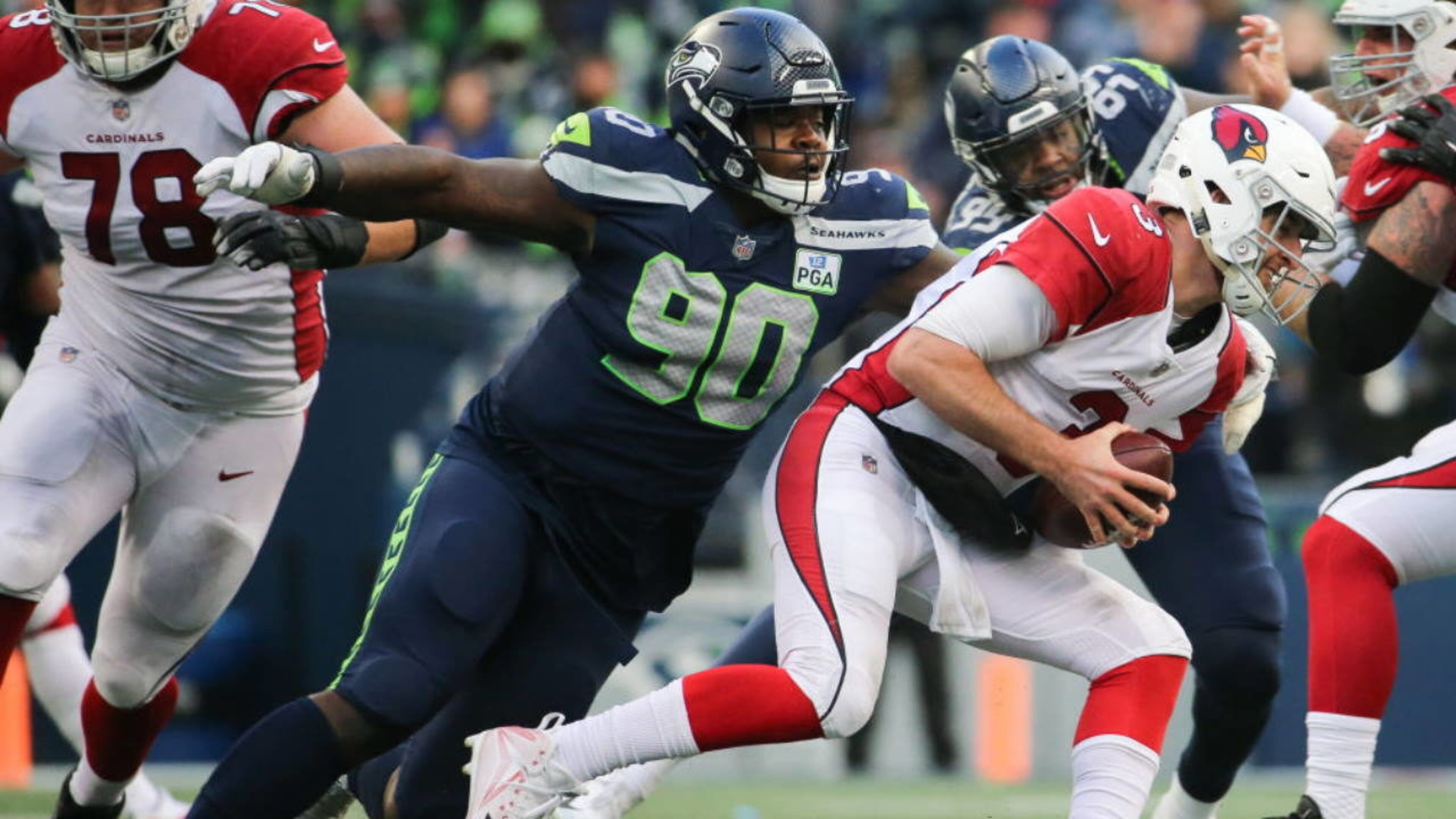 Jarran Reed had 10.5 sacks for the Seattle Seahawks last season.