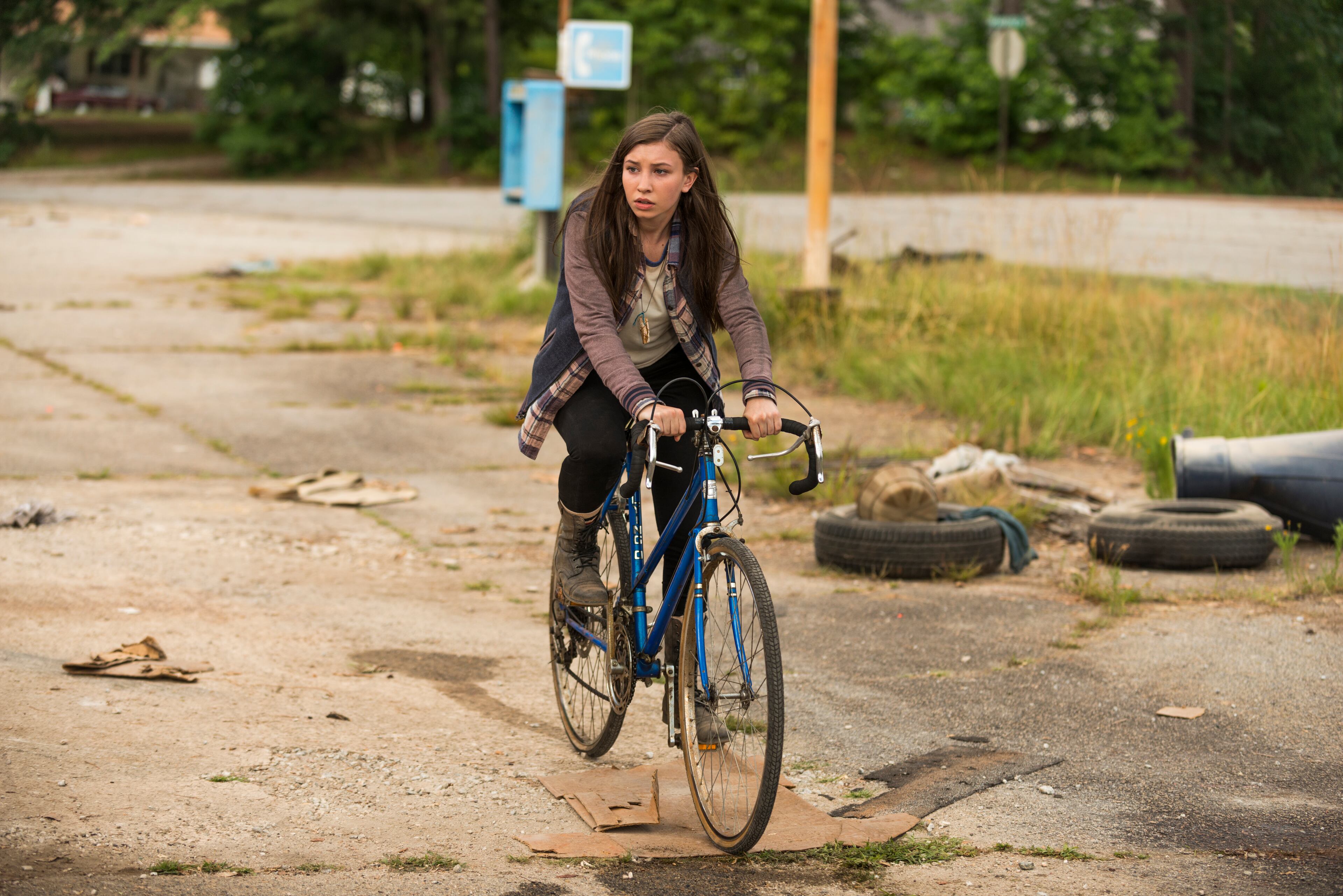 Katelyn Nacon as Enid - The Walking Dead _ Season 7, Episode 5 - Photo Credit: Gene Page/AMC