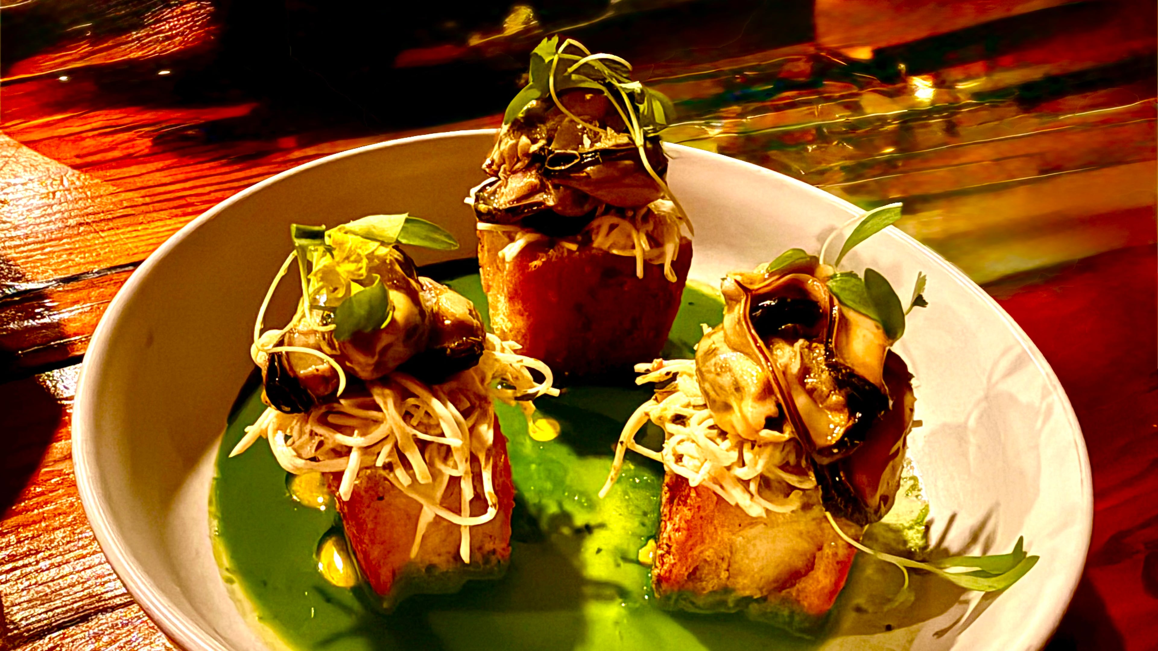 Before you decide which of BoccaLupo’s pastas to order, start with the enchanting mussels antipasti. (Angela Hansberger for the AJC)