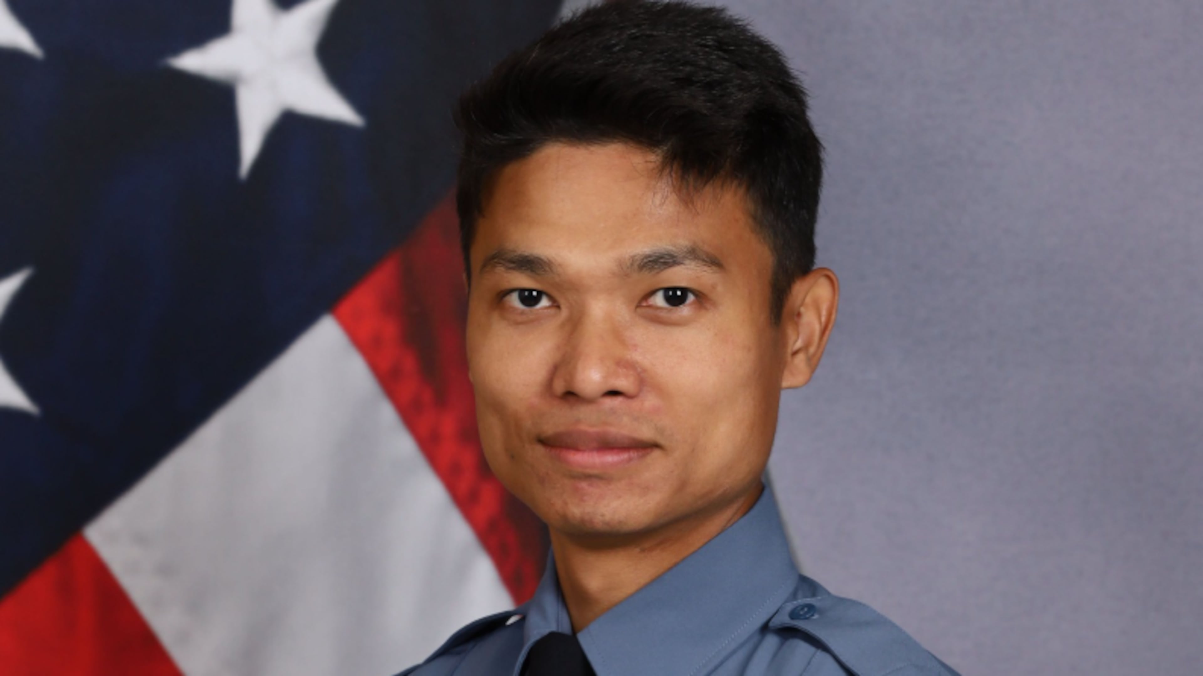 A service will be held Saturday for Gwinnett County police officer Pradeep Tamang, 25, who died Sunday after being attacked while responding to a call at a hotel. (Courtesy of Gwinnett County Police Department)