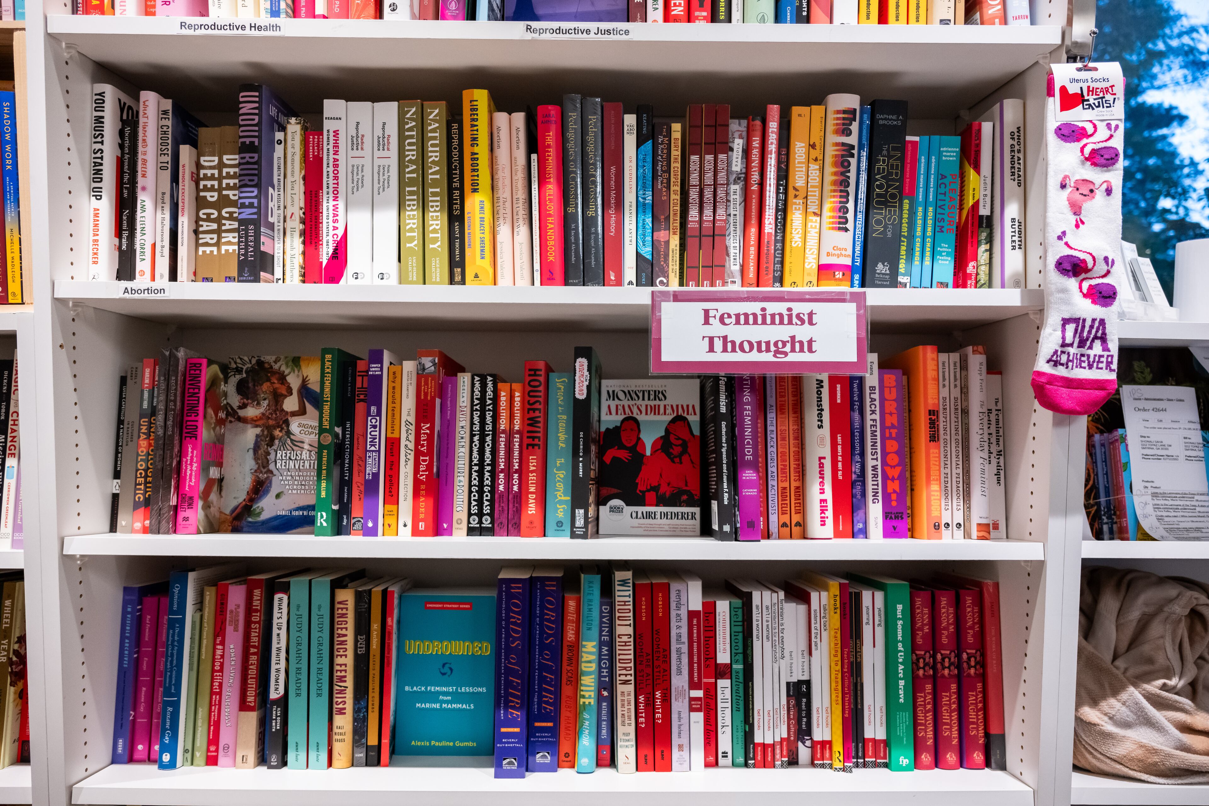 Charis Books & More in Decatur offers a monthly open mic night. While here, you can explore a wide variety of books not readily available elsewhere. (Bita Honarvar for the AJC)