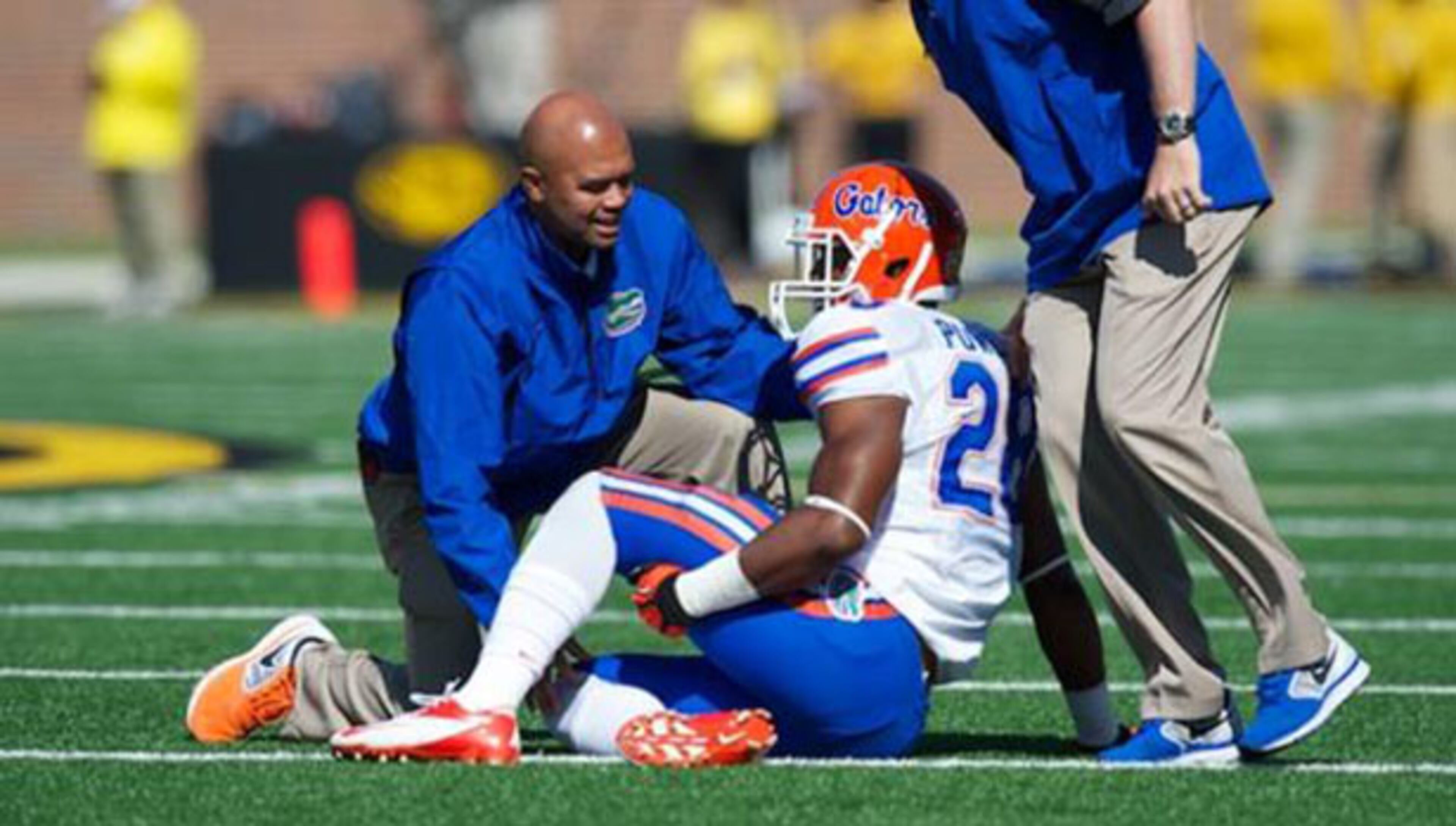 Florida linebacker Jeremi Powell, a redshirt freshman, is out for the season with a torn ACL in his left knee.