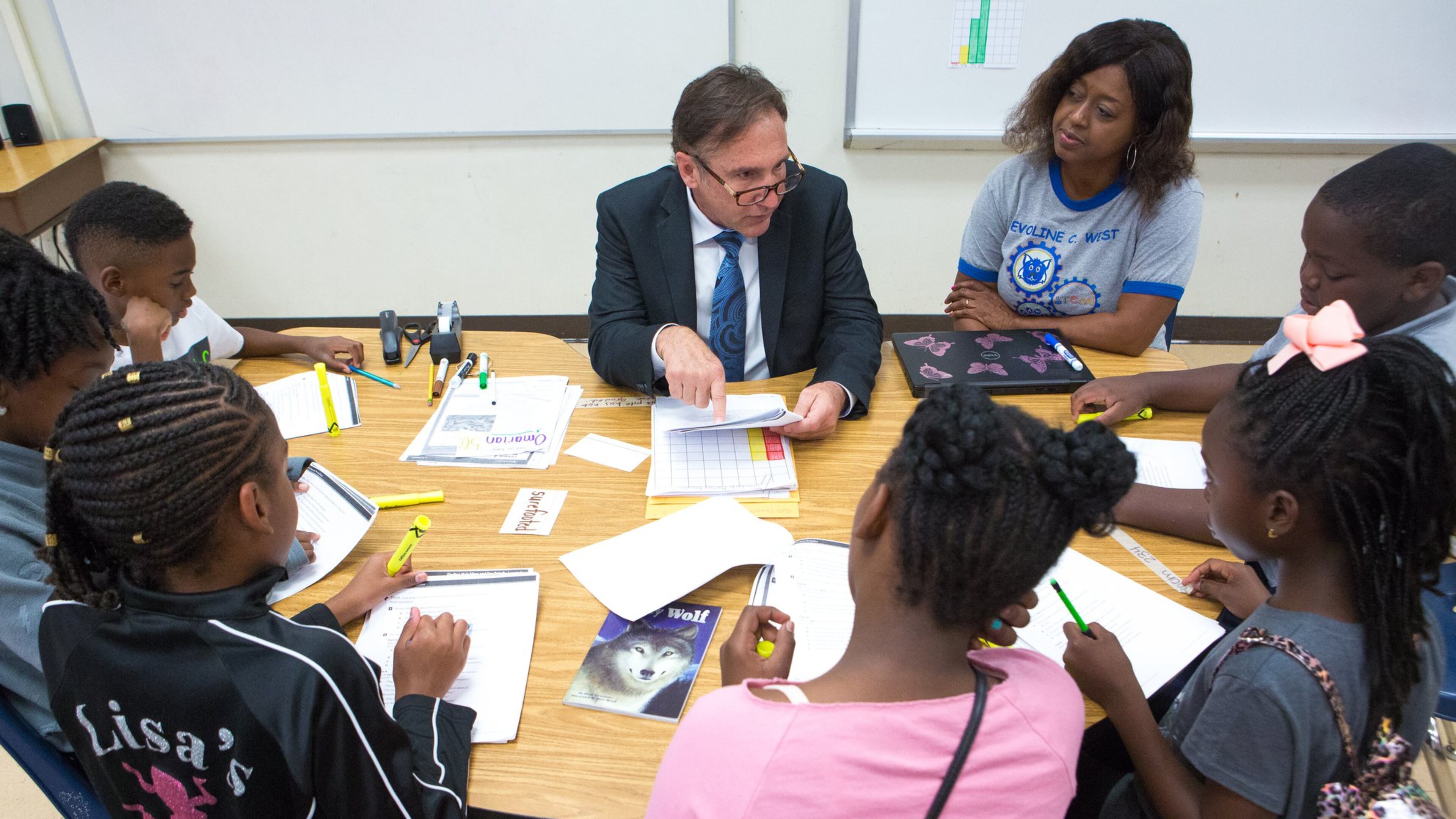 Fulton County Schools Superintendent Mike Looney, shown in this file photo from 2019, has high hopes for a $90 million literacy program that will train thousands of teachers and staff in the science of reading. Looney also will undergo hours of professional development as part of the program. CASEY SYKES/AJC FILE PHOTO