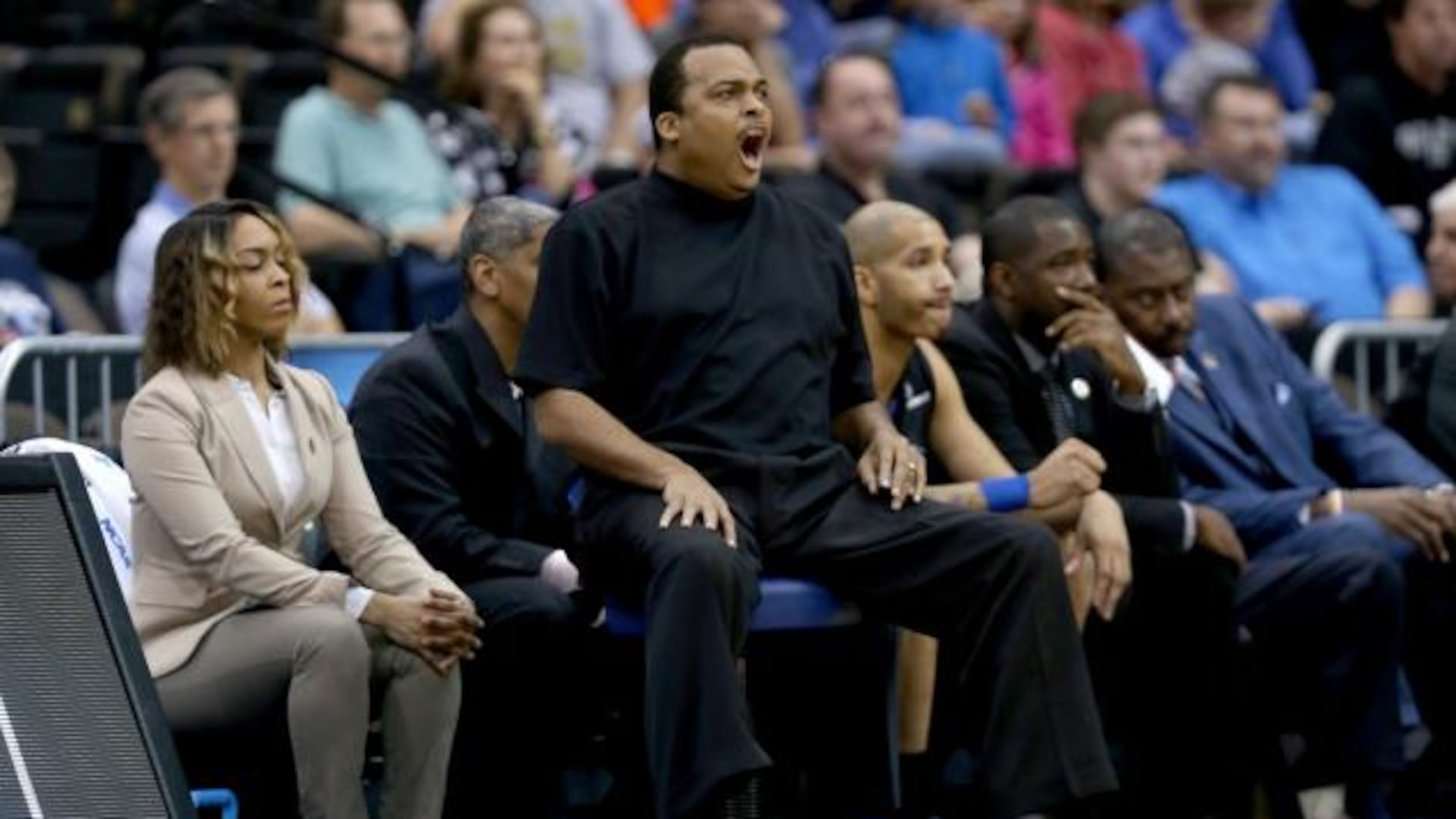 The chair. That is all Ron Hunter will allow us to say. (Mike Ehrmann/Getty Images)