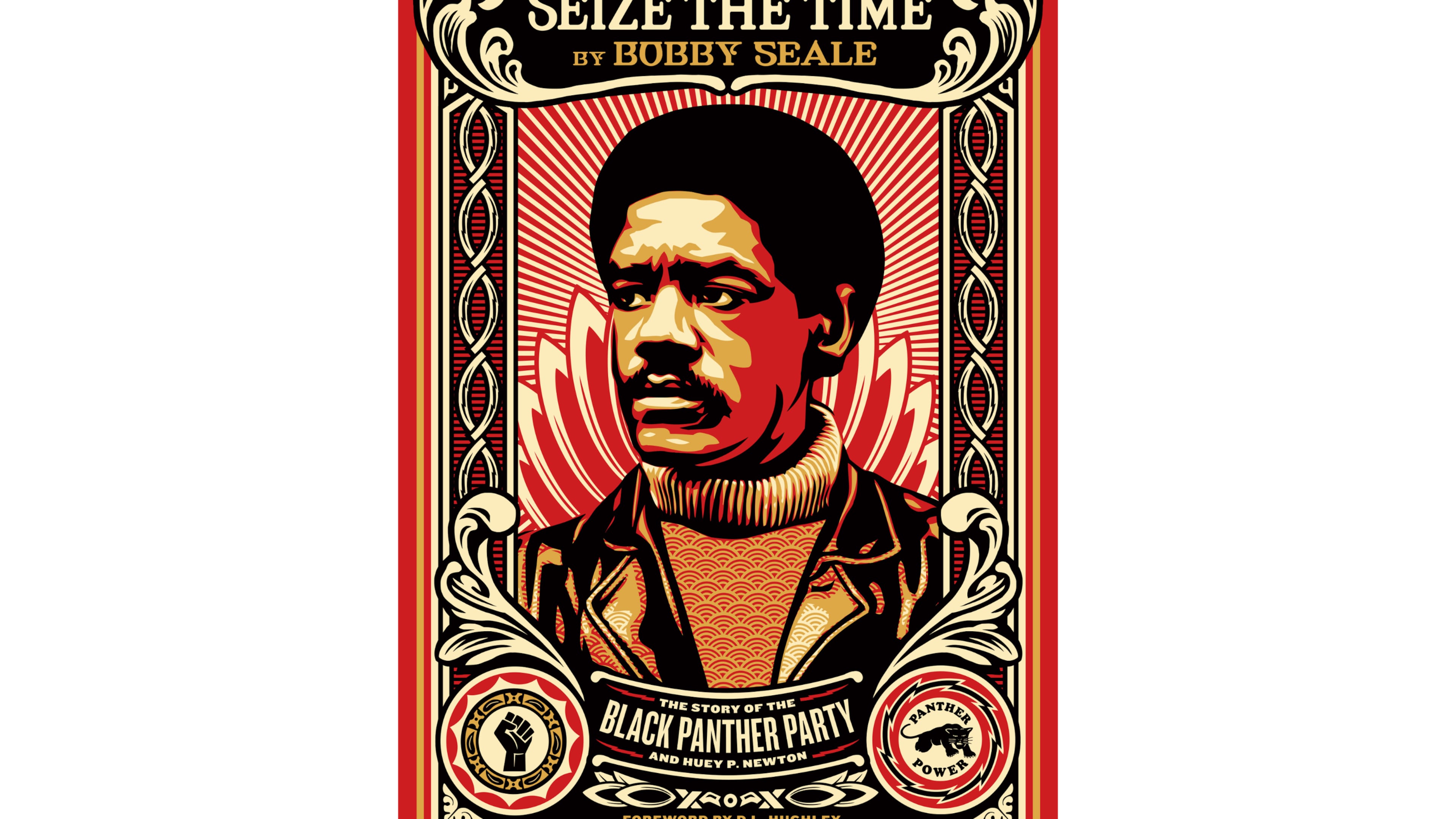 This book cover image released by Blackstone Publishing shows "Seize the Time: The Story of the Black Panther Party and Huey P. Newton" by Bobby Seale. (Blackstone Publishing via AP)