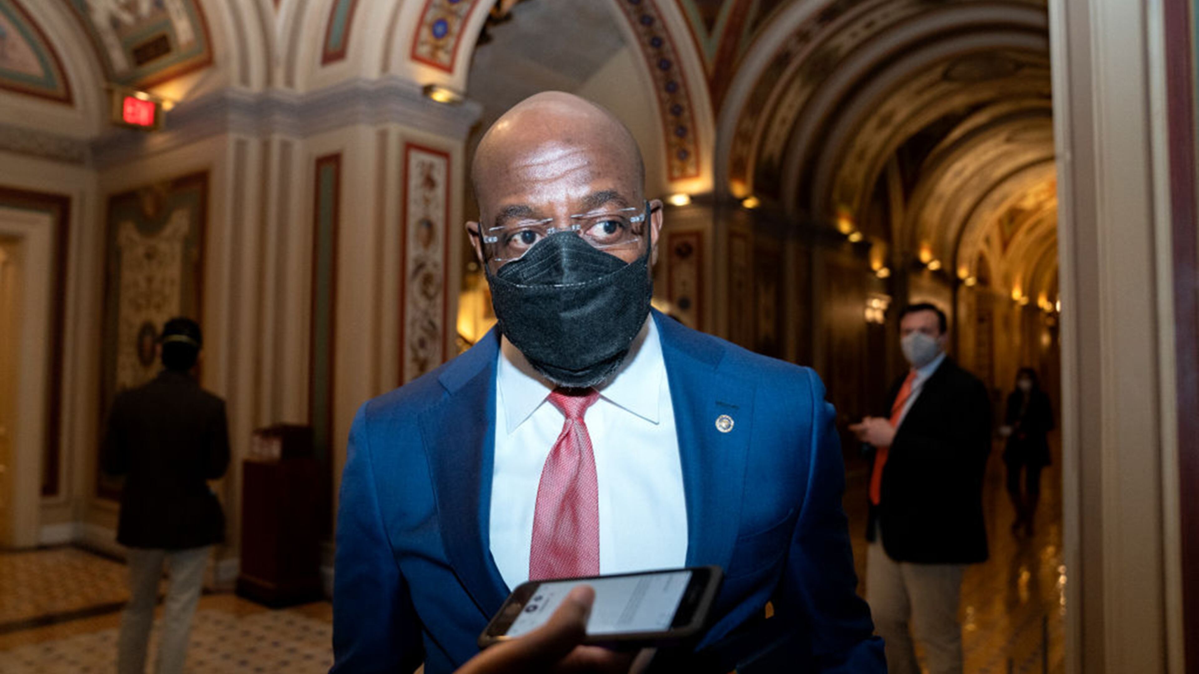 U.S. Sen. Raphael Warnock to keynote Clayton County Chamber gala. (Photo by Stefani Reynolds - Pool/Getty Images/TNS)