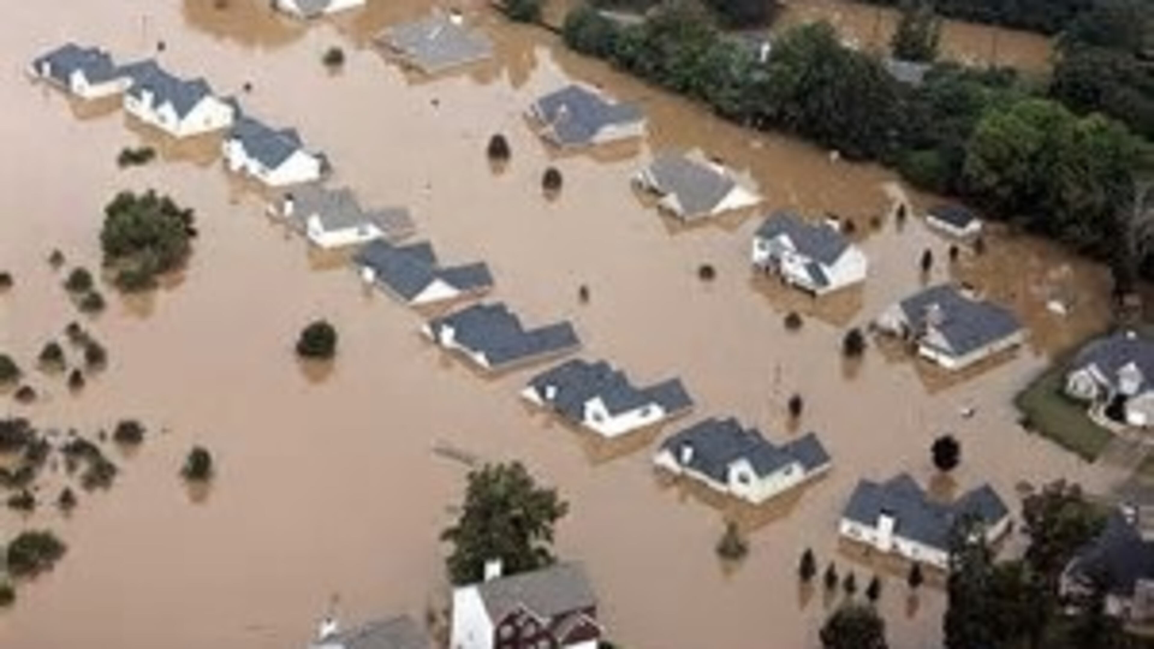 Forsyth County, state and federal officials want to give residents more information about the potential for damaging floods, like this one that struck west of Atlanta in the fall of 2009.