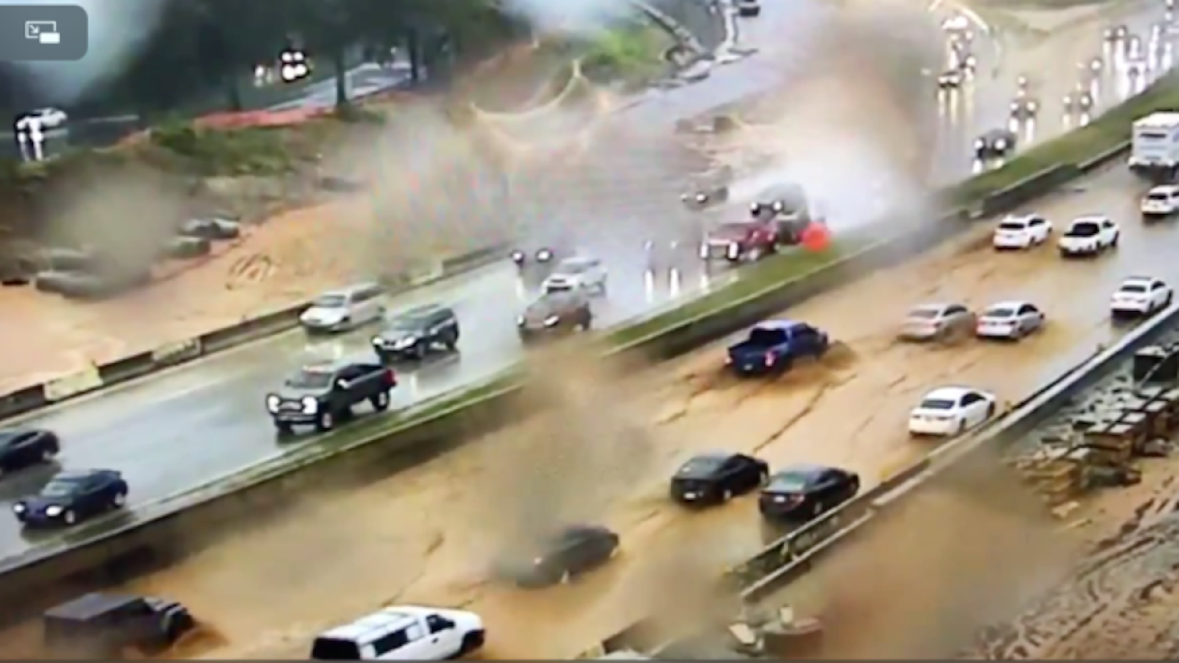 Metro Atlanta's interstates and highways are being affected by flooding Friday evening.