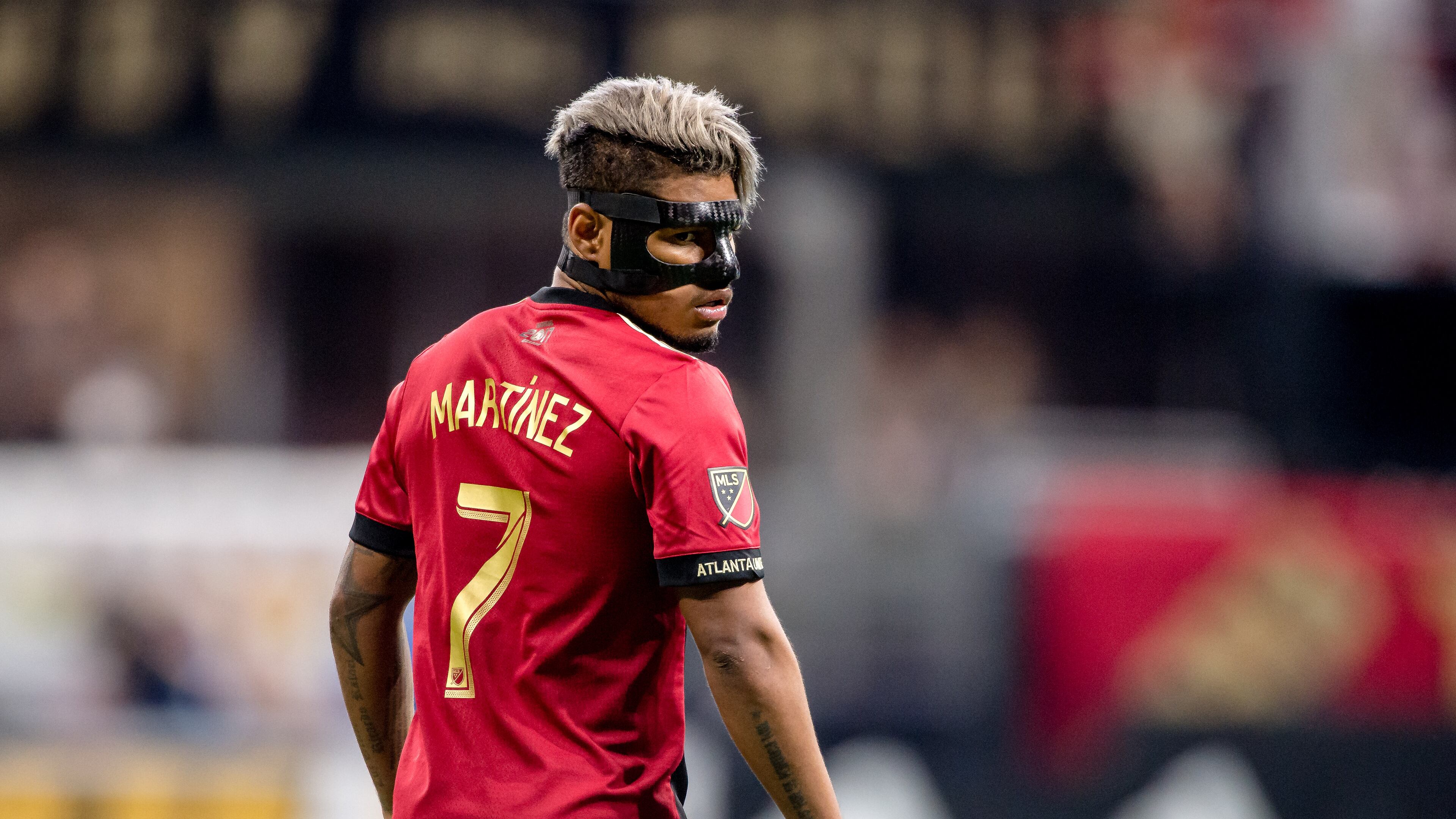 Who is that masked man? It's Atlanta United's Josef Martinez, who really makes this look work.
