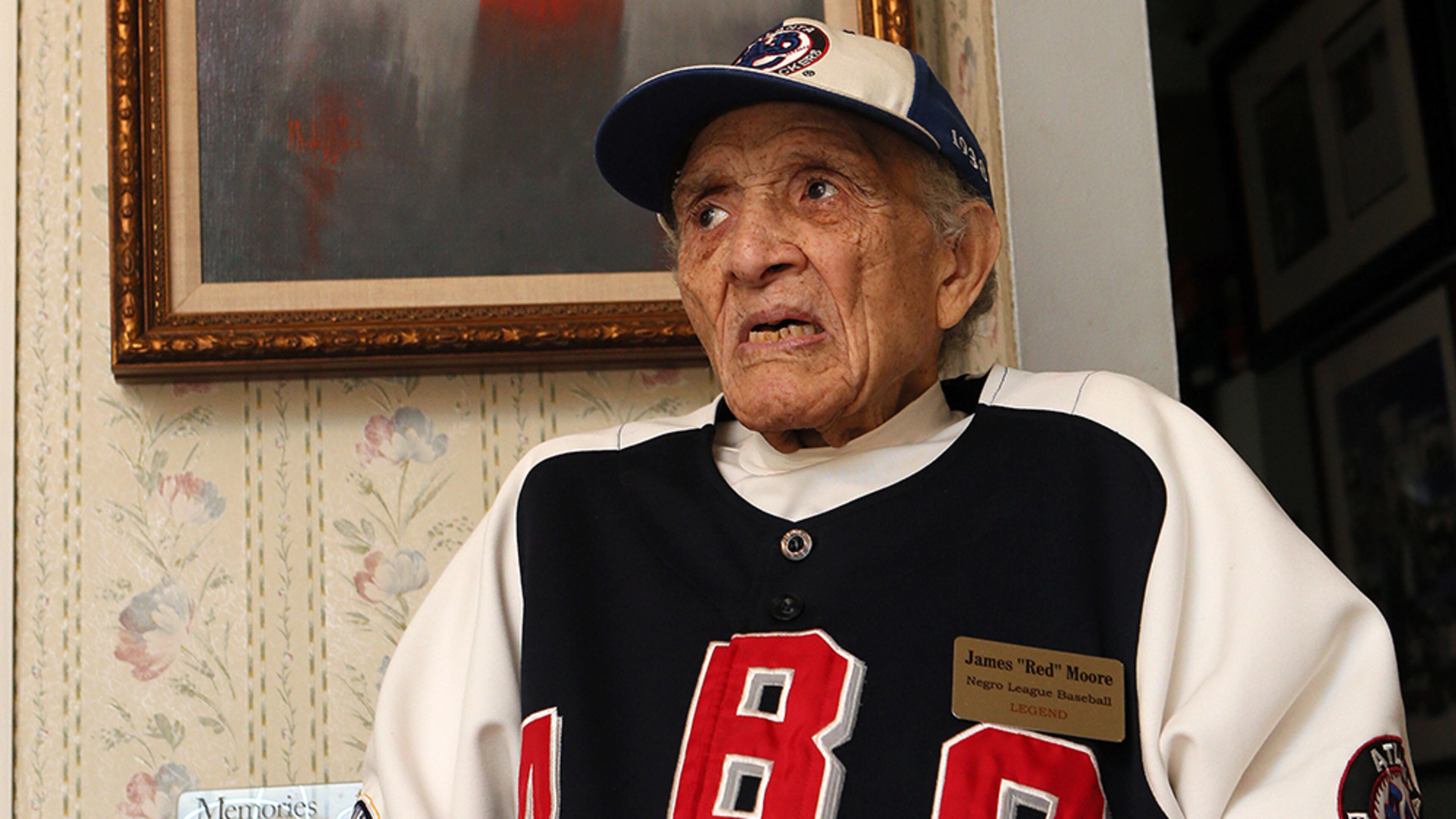 Starting in 1939, James "Red" Moore had several stints with the Atlanta Black Crackers and the Baltimore Elite Giants.