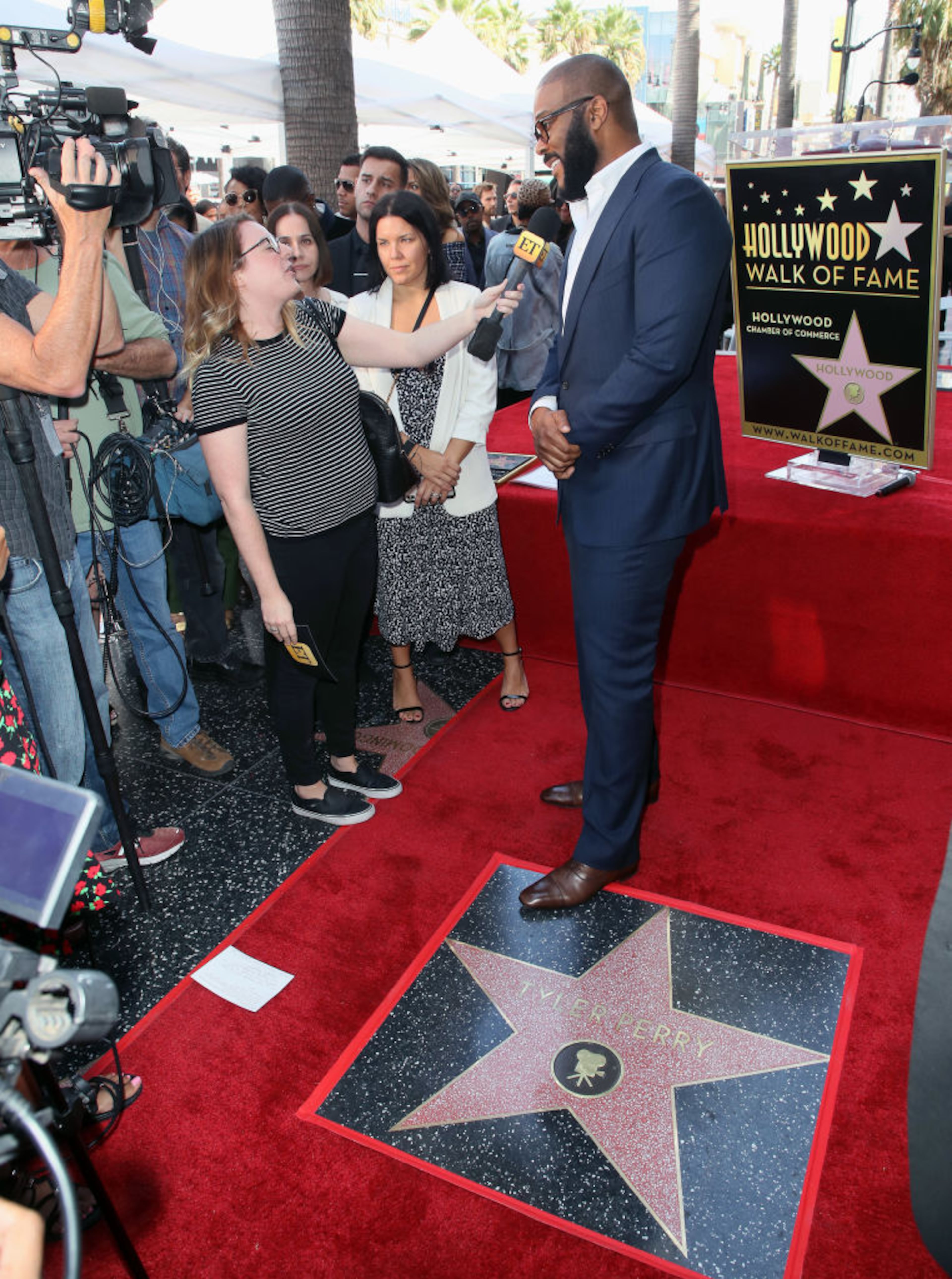 HOLLYWOOD, CALIFORNIA - OCTOBER 01: Tyler Perry attends his being honored with a Star on the Hollywood Walk of Fame on October 01, 2019 in Hollywood, California. (Photo by David Livingston/Getty Images)