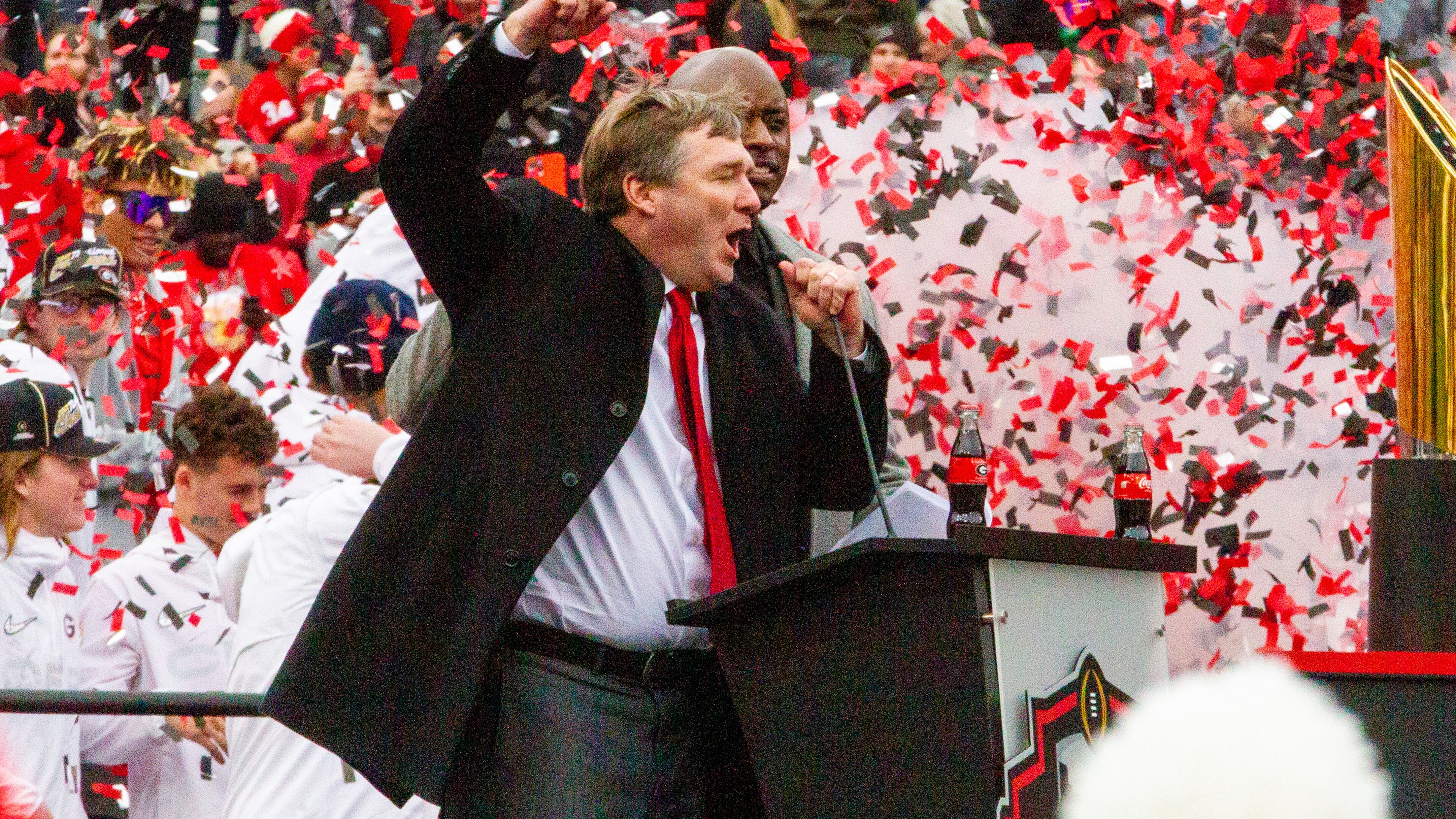 Kirby Smart has landed a new contract and four top recruits in the past week. STEVE SCHAEFER / AJC file photo