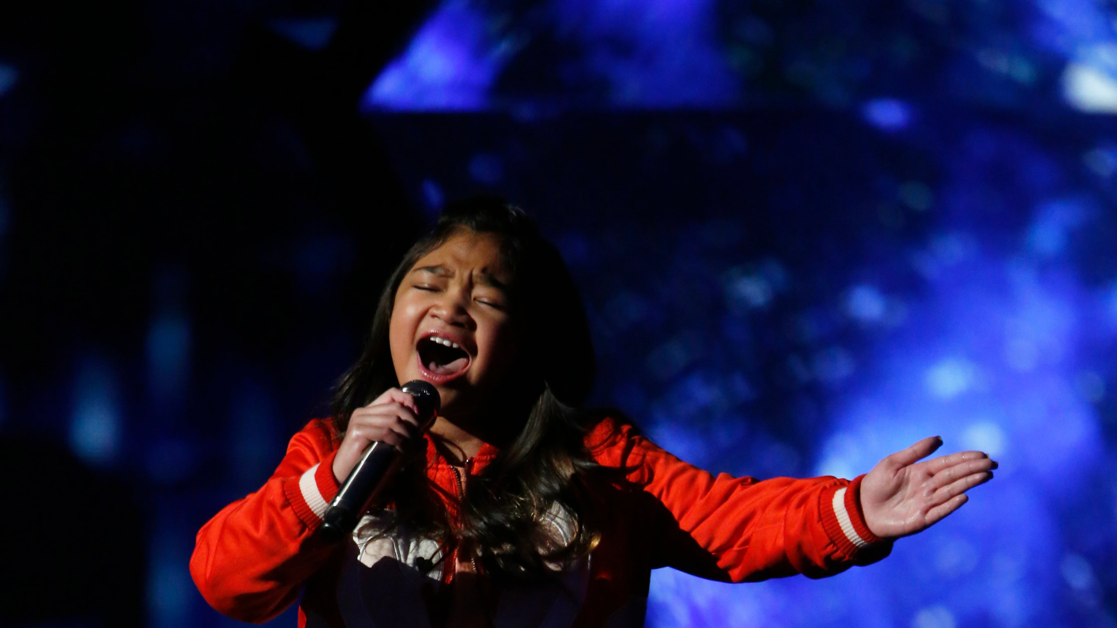 AMERICA'S GOT TALENT -- "Live Show 1" -- Pictured: Angelica Hale -- (Photo by: Trae Patton/NBC)