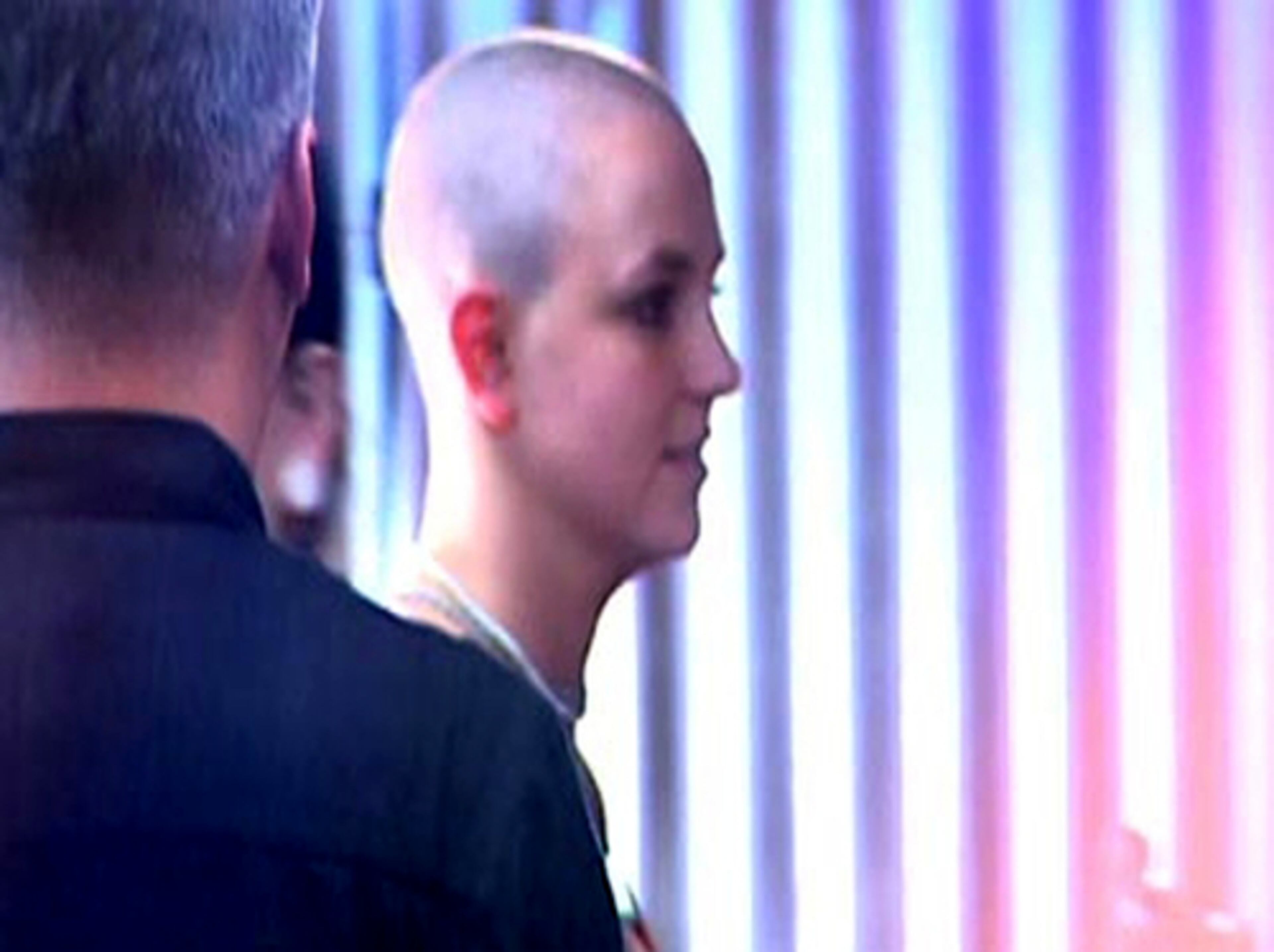 Perhaps inspired by the snake she once performed with, Britney attempted to shed some of her skin. She dramatically shaved all her hair off in a California salon. It was one in a series of bizarre events (ditching rehab, driving with baby, staging a night out against underwear, poking at papparazzi with umbrellas).